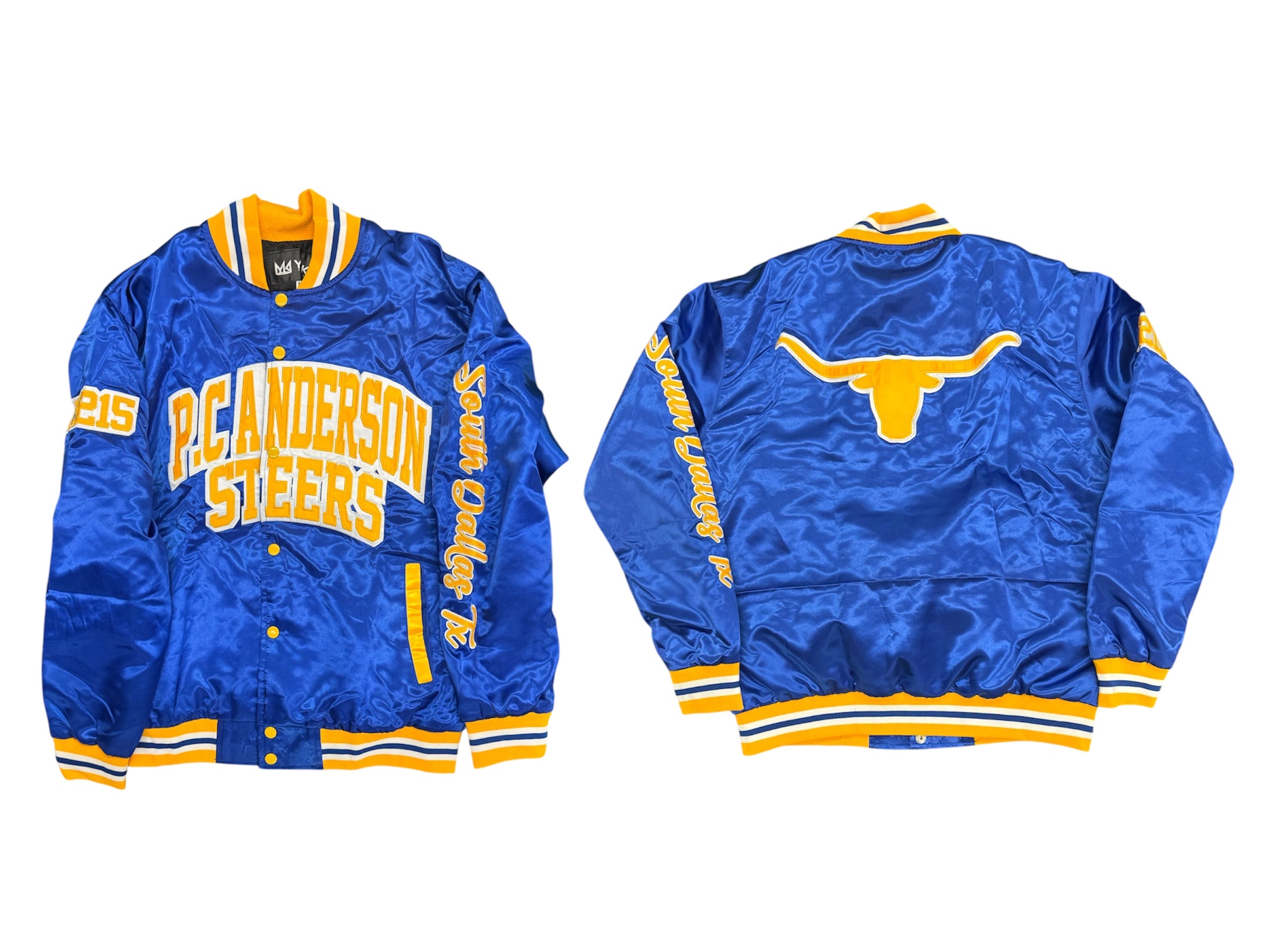 PC Anderson YK1K SATIN VARSITY JACKET