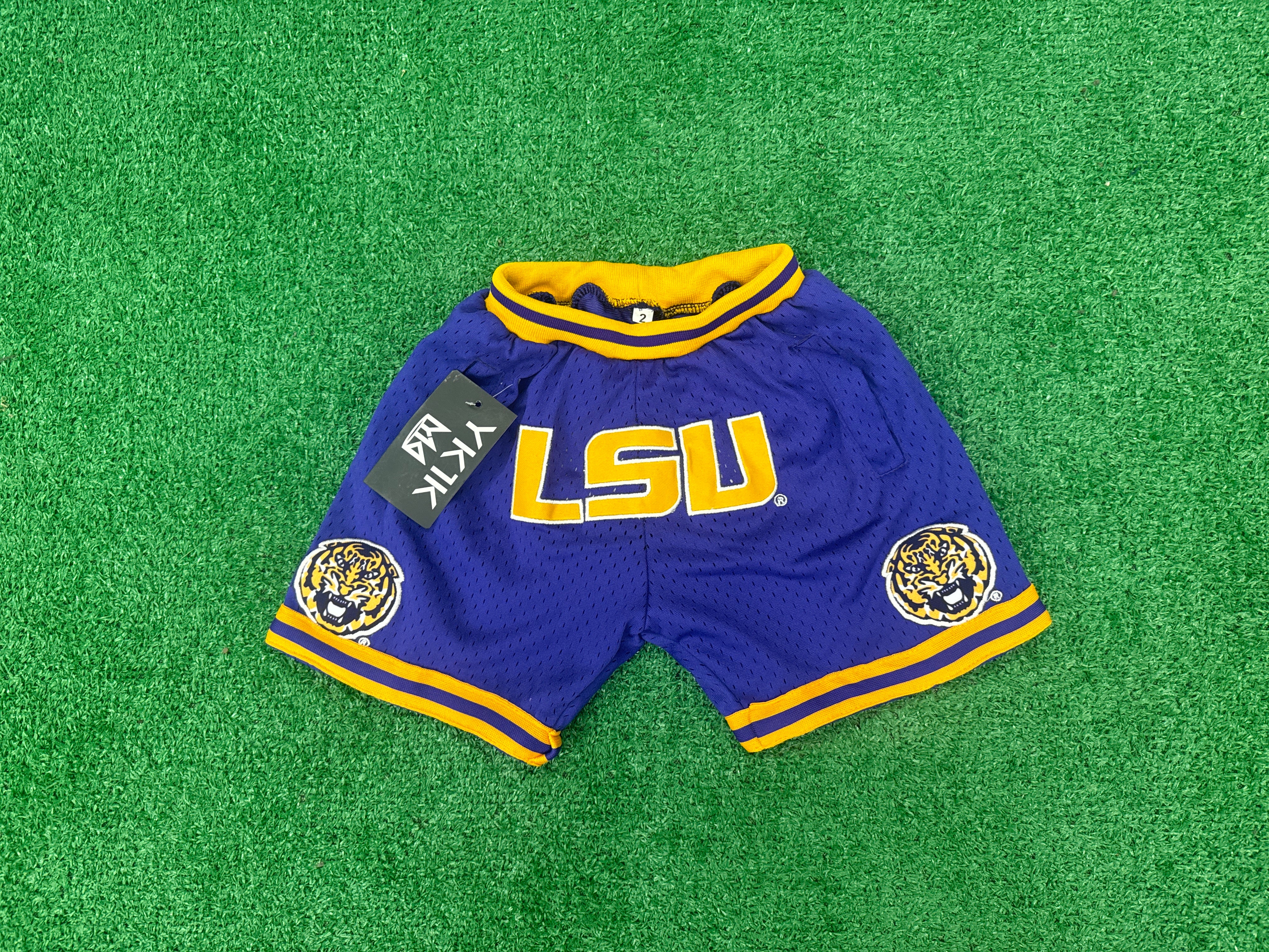 LSU BASKETBALL SHORTS PURPLE CHILDREN