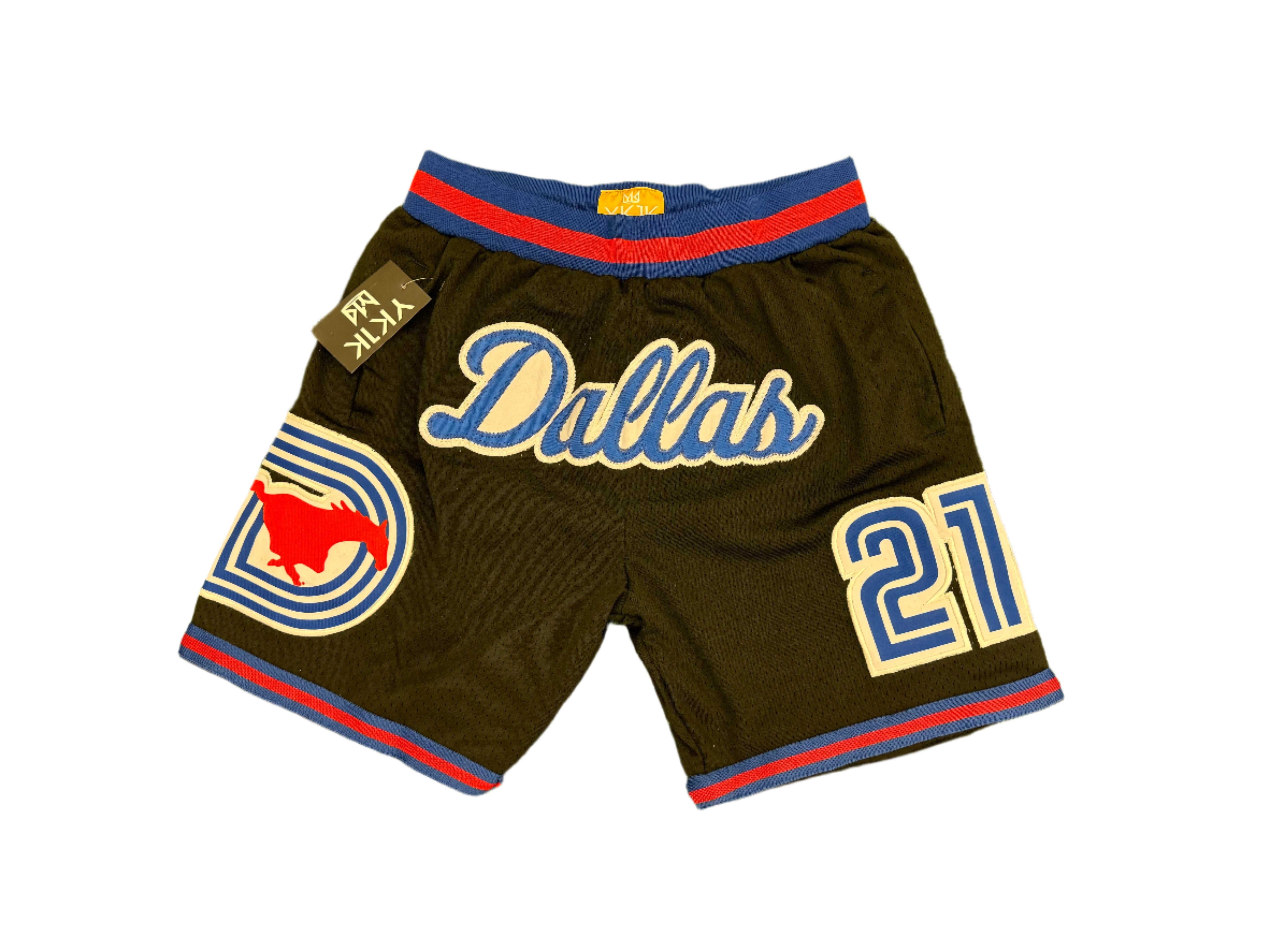 SMU Basketball Shorts Black 214