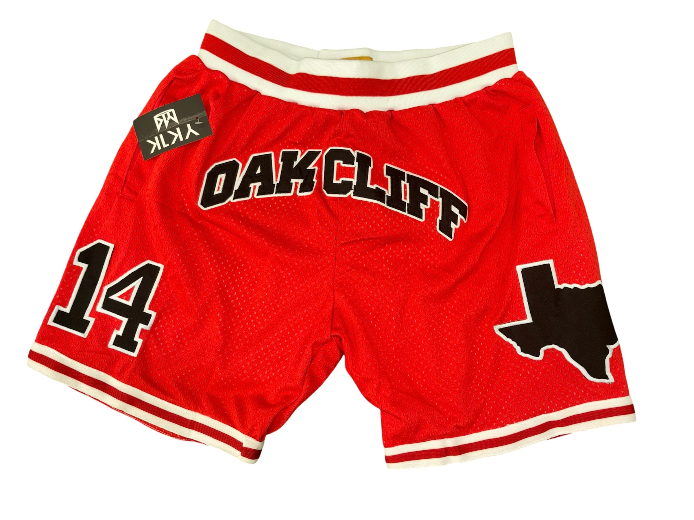 OAK CLIFF BASKETBALL SHORTS RED