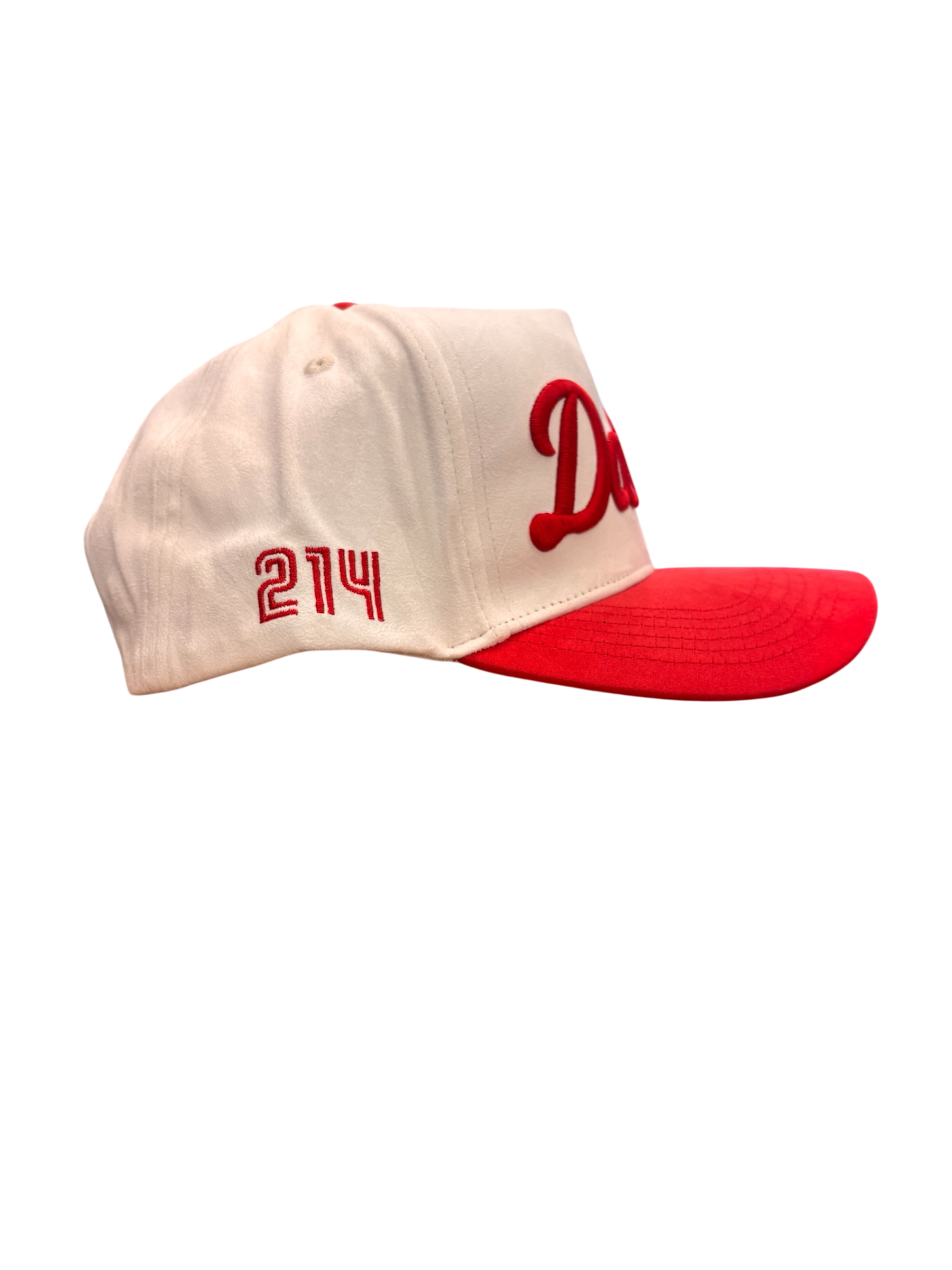 RED/CREAM SMU HAT SUEDE