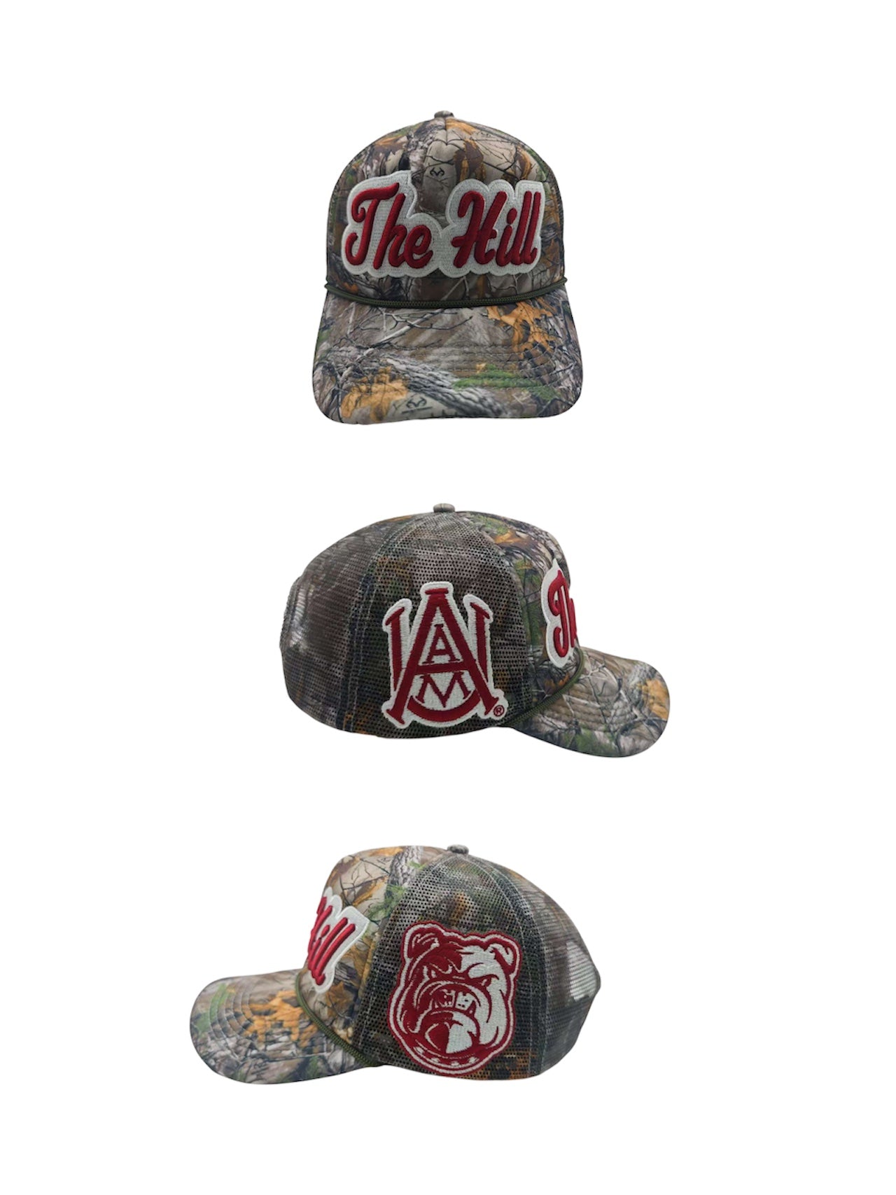 ALABAMA A & M TRUCKER HATS CAMO