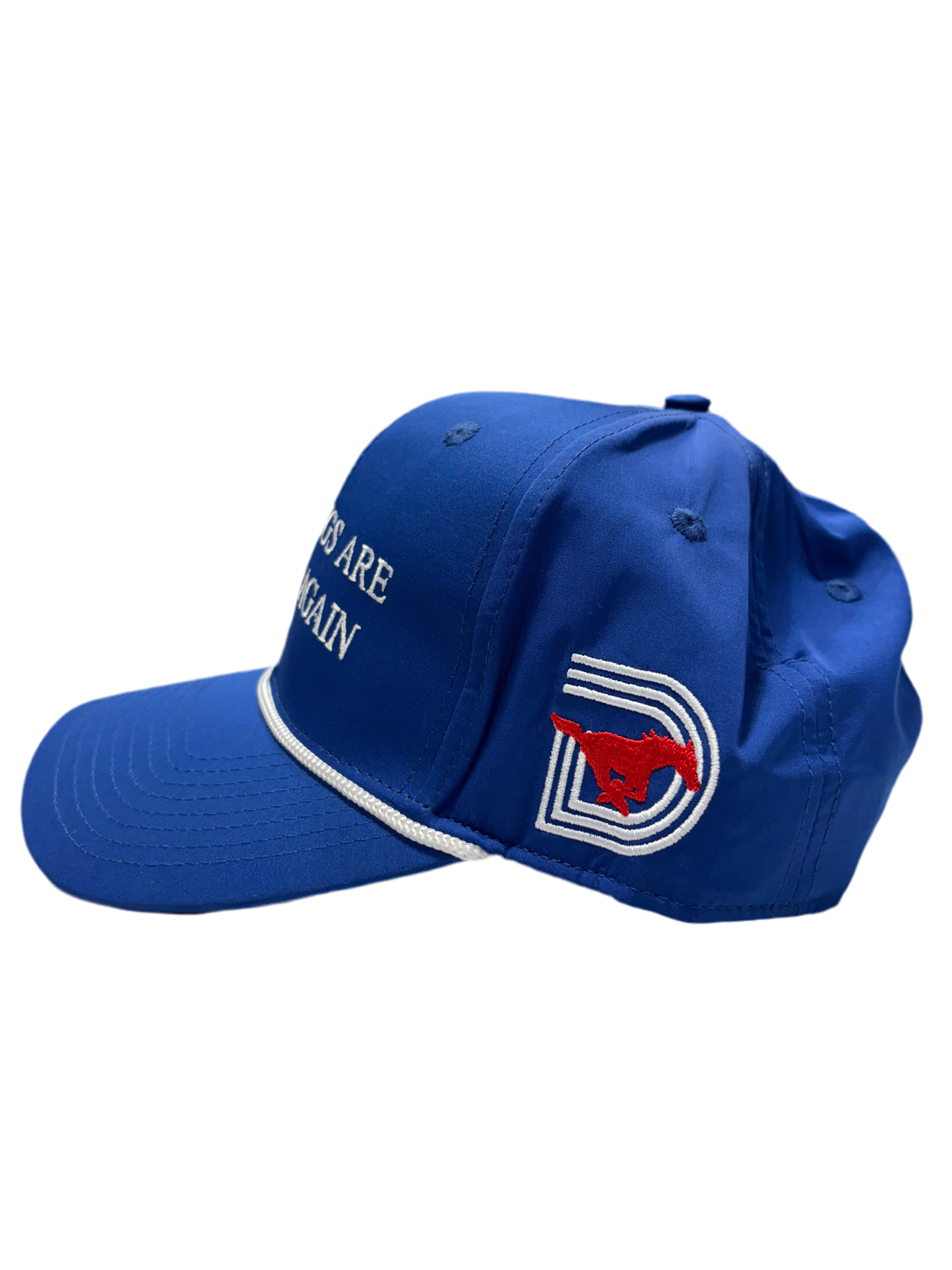 MUSTANGS ARE GREAT AGAIN Hat Blue