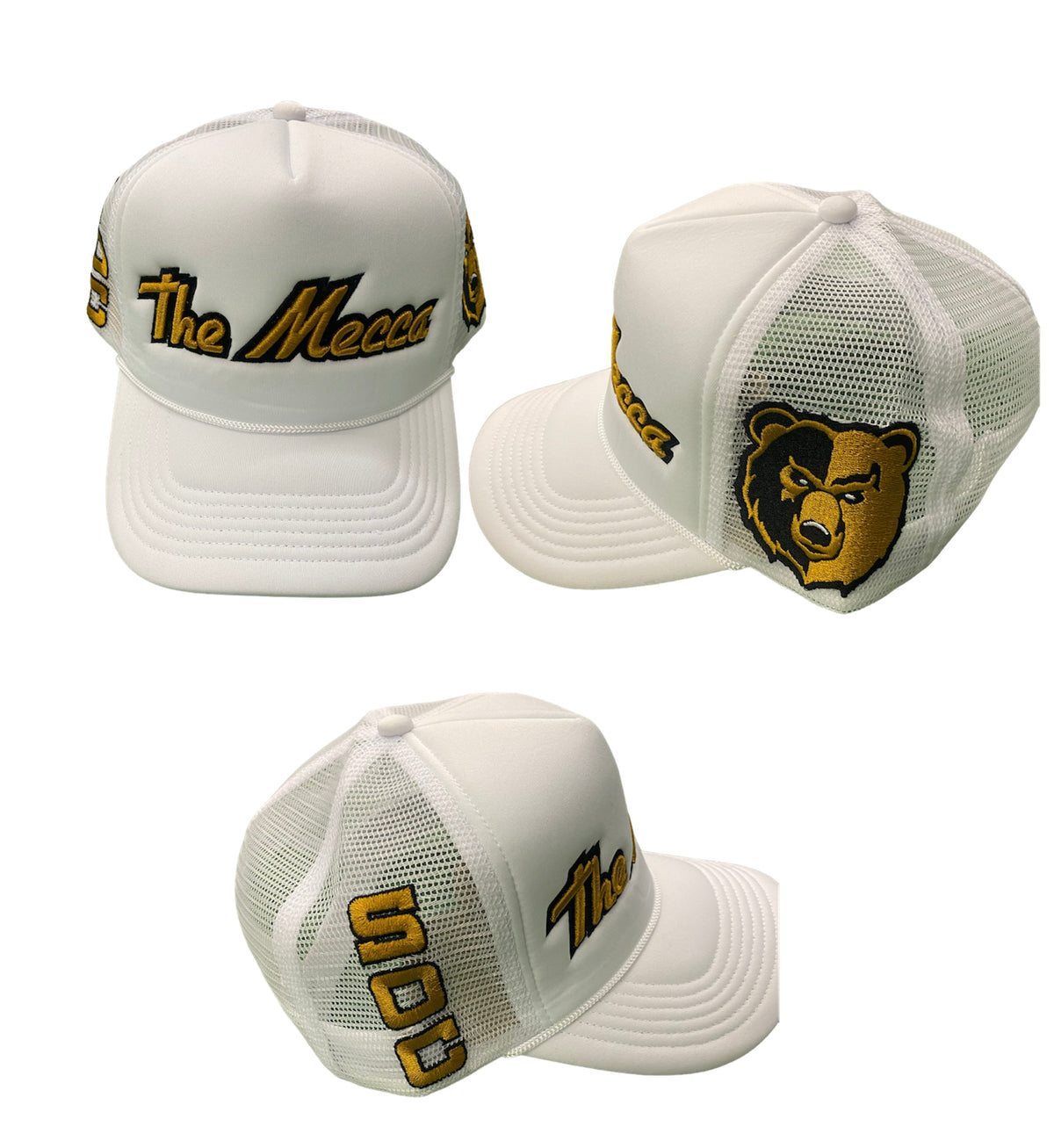 SOUTH OAK CLIFF HIGH SCHOOL TRUCKER HATS White