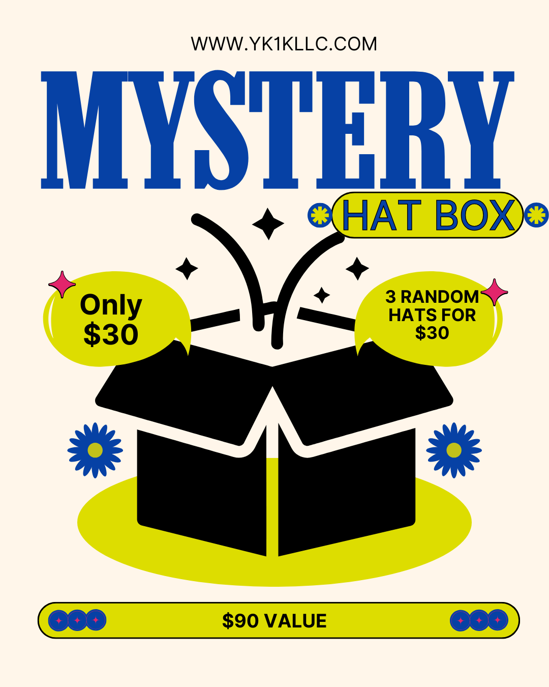 $30 HAT MYSTERY BOX