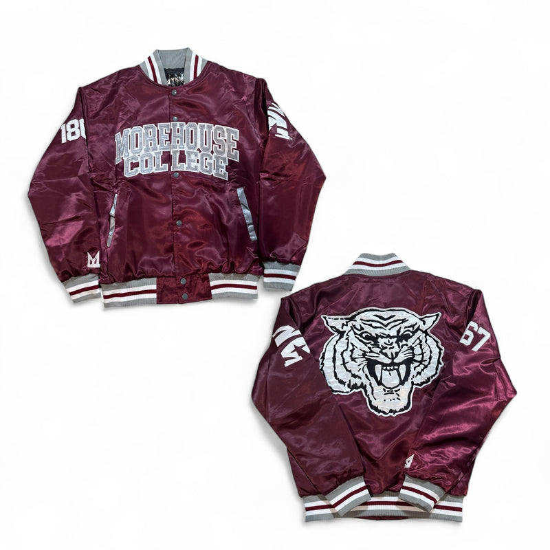 Morehouse College YK1K SATIN VARSITY JACKET PRE-ORDER