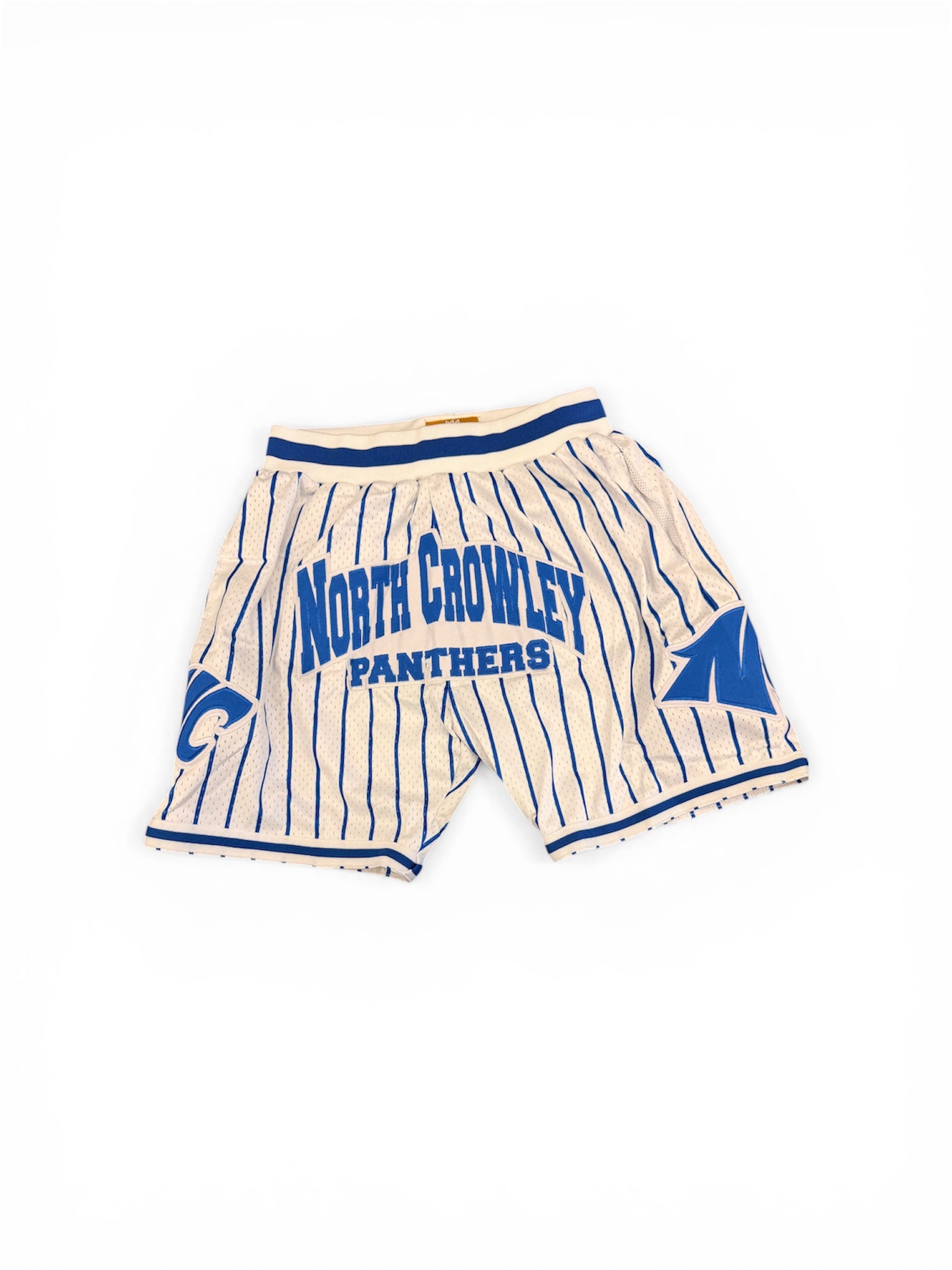 NORTH CROWLEY BASKETBALL SHORTS BLUE PINSTRIPE