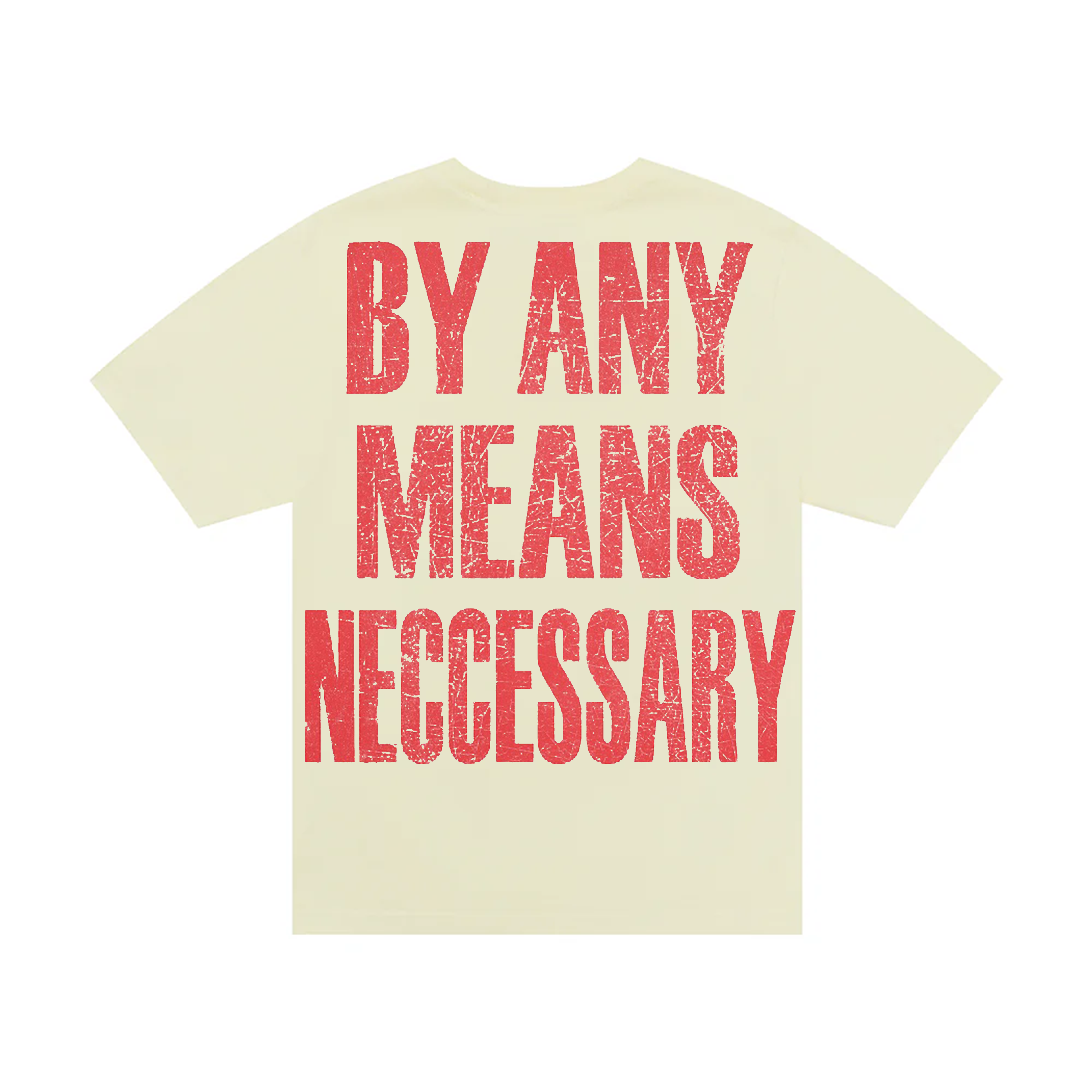 Malcolm X “By Any Means Necessary” Tee Cream