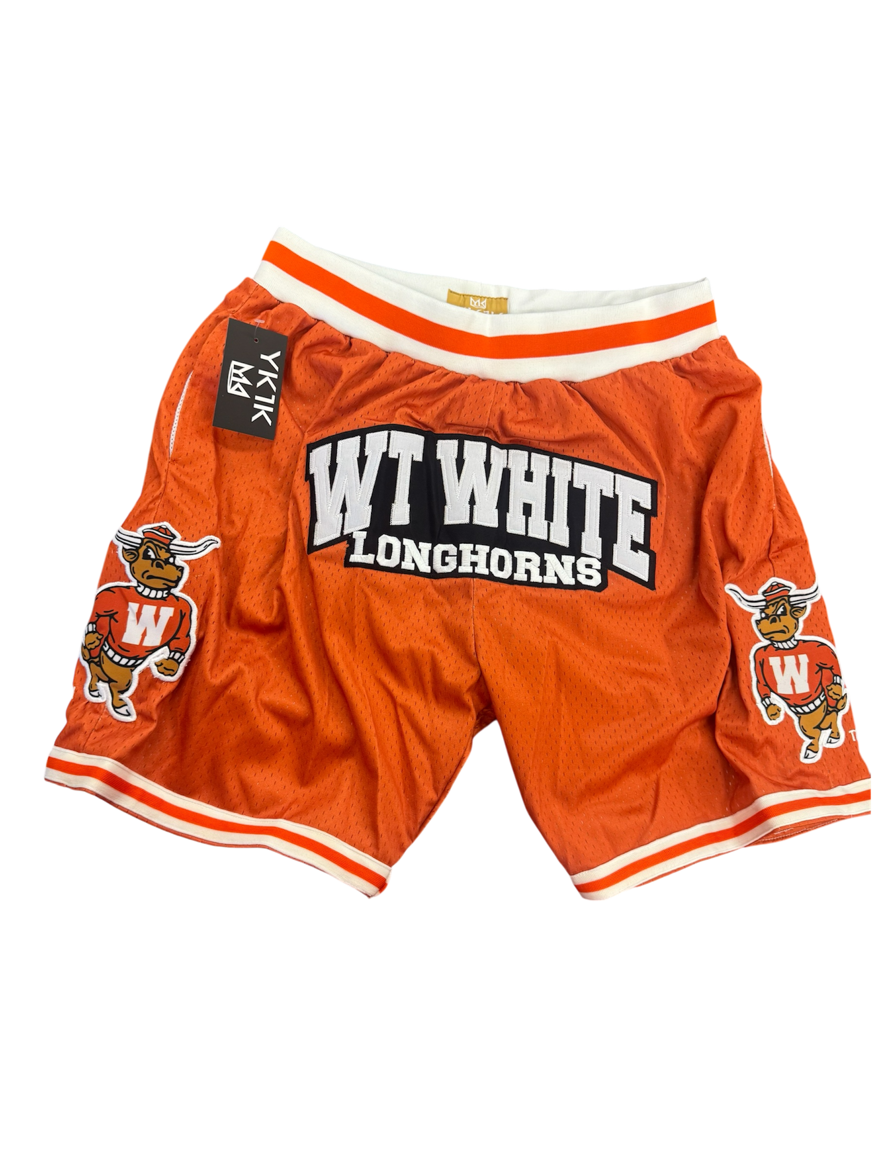WT WHITE LONGHORNS ORANGE