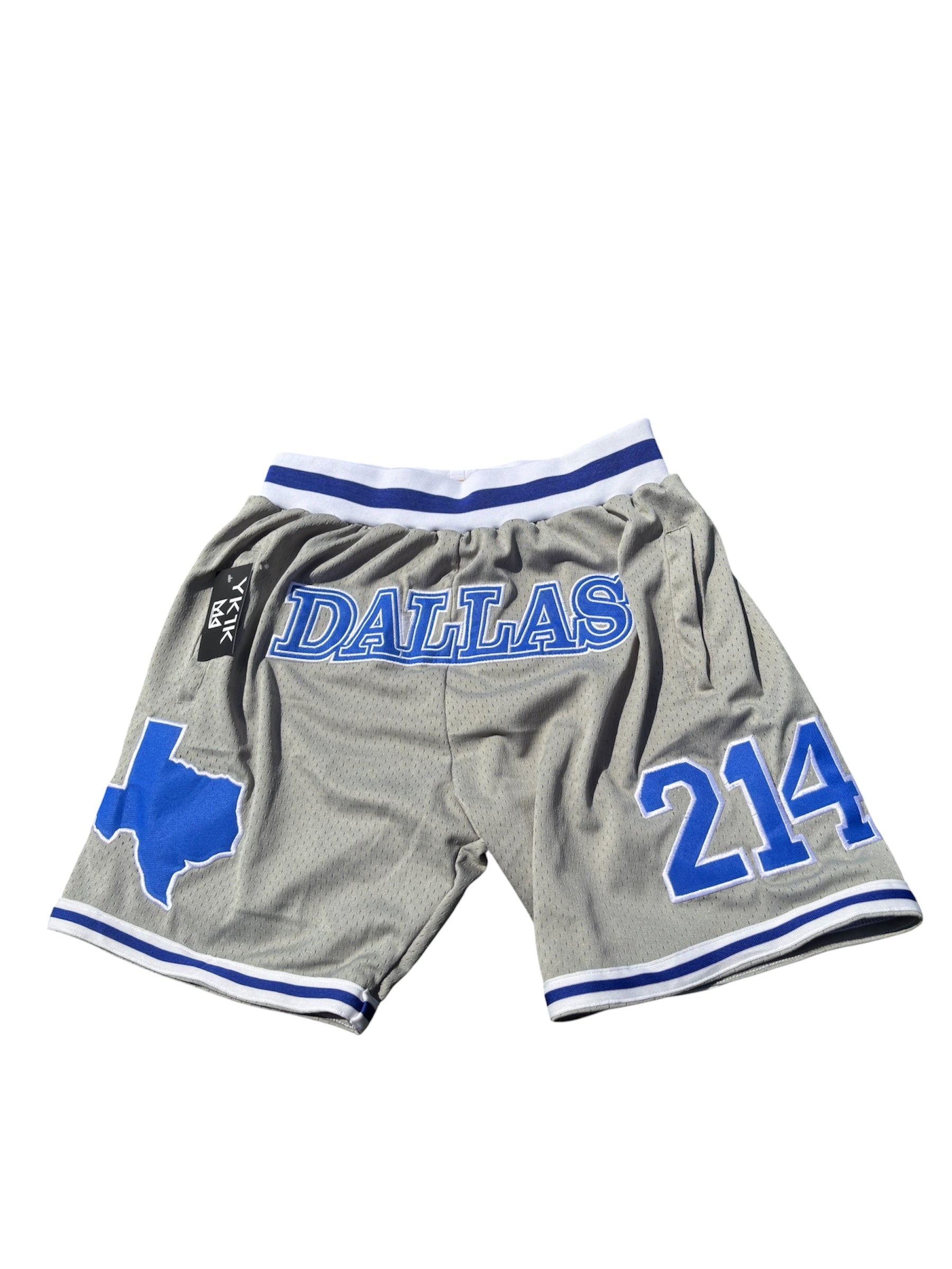 THIS IS DALLAS Basketball Shorts GREY