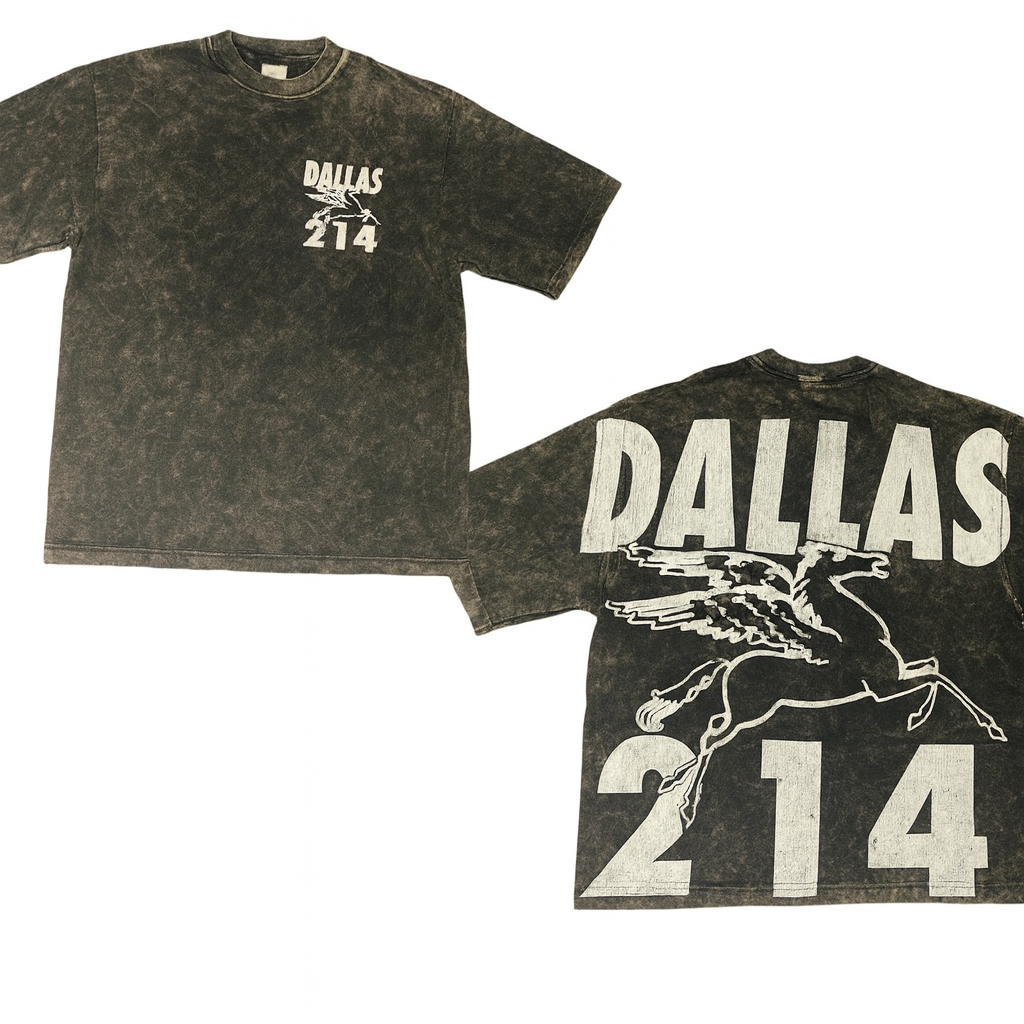 Dallas Tshirt 214 Acid Black