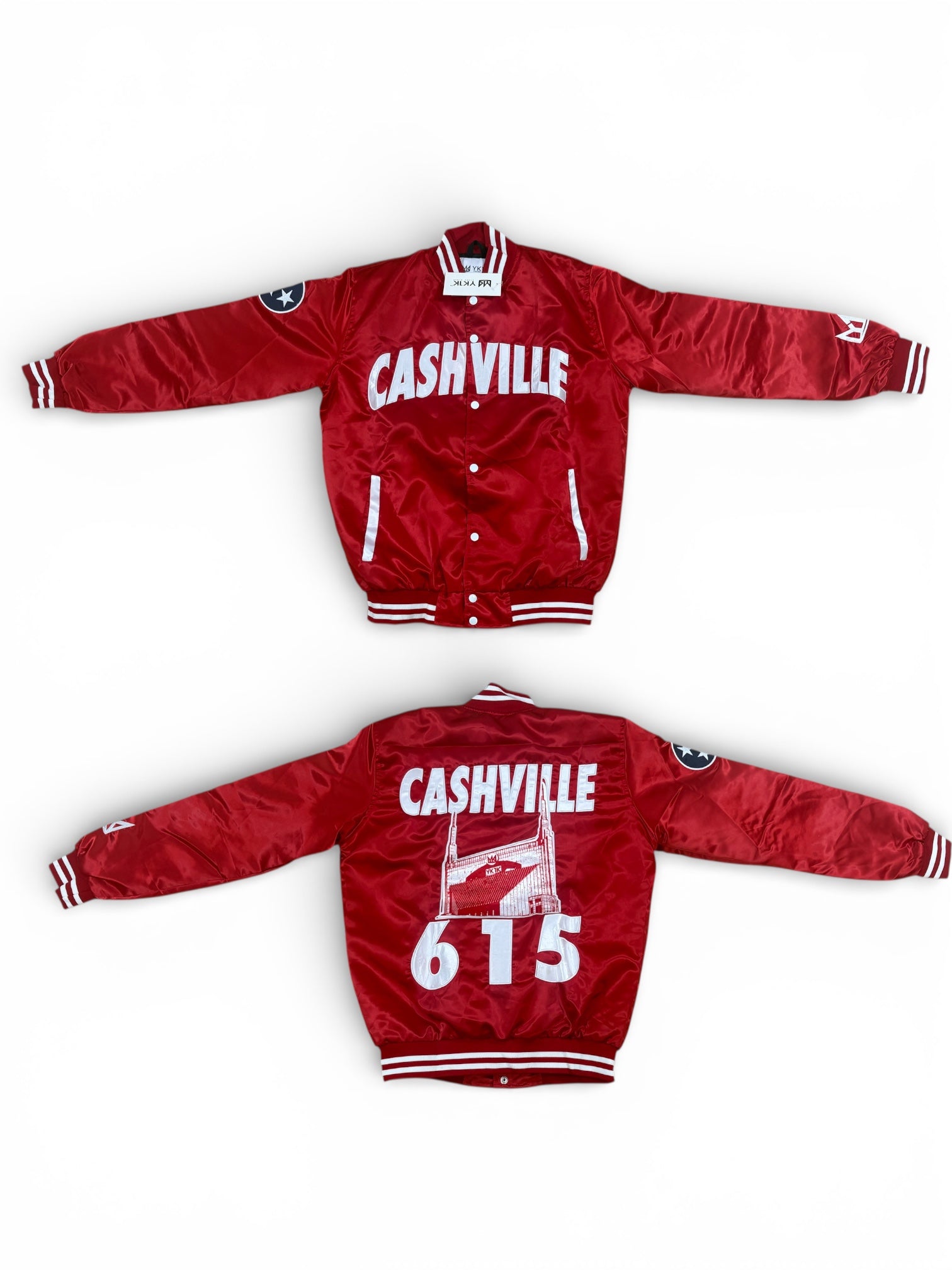 CASHVILLE VARSITY JACKET RED