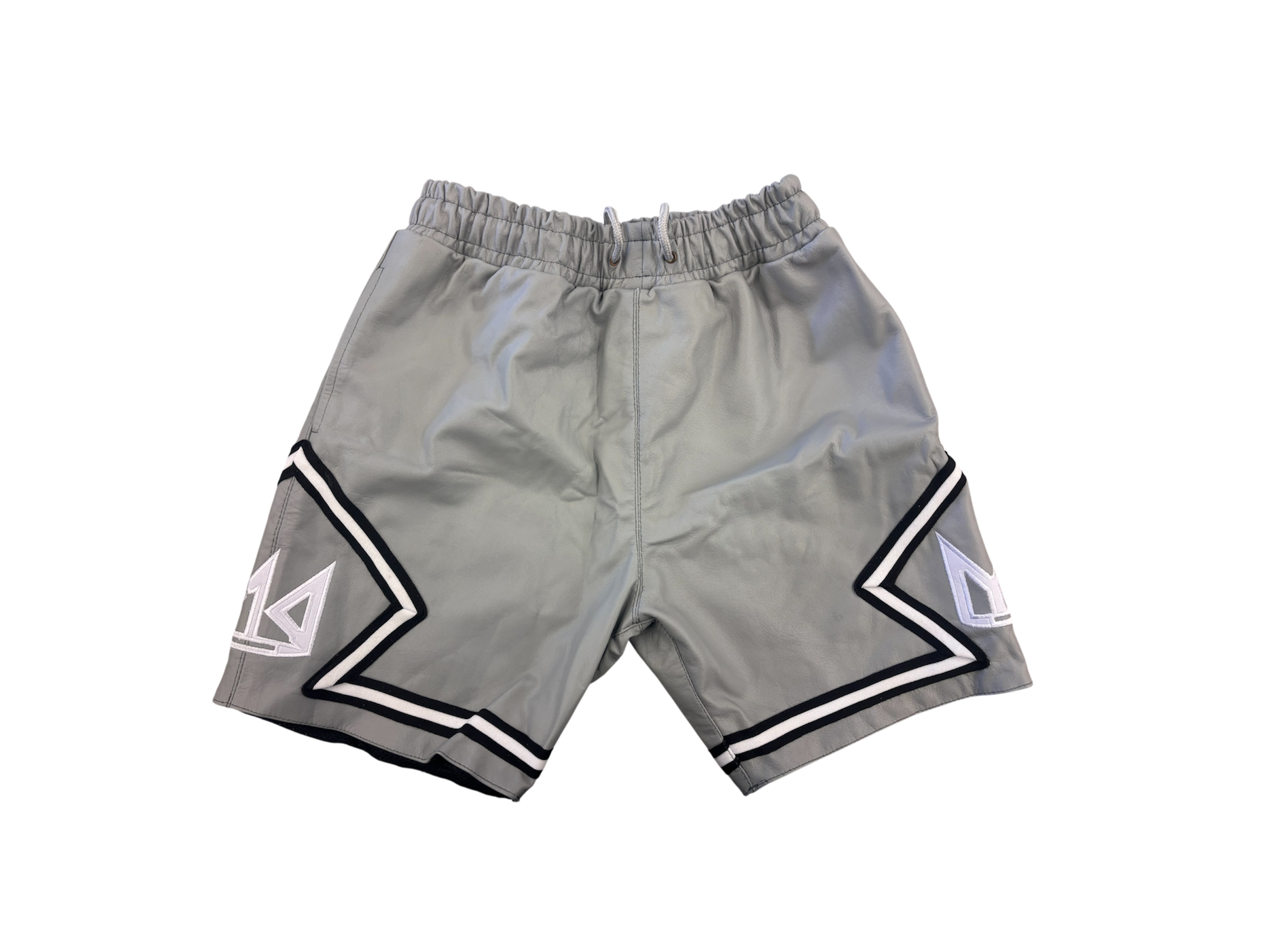 YK1K Basketball Shorts GREY LEATHER