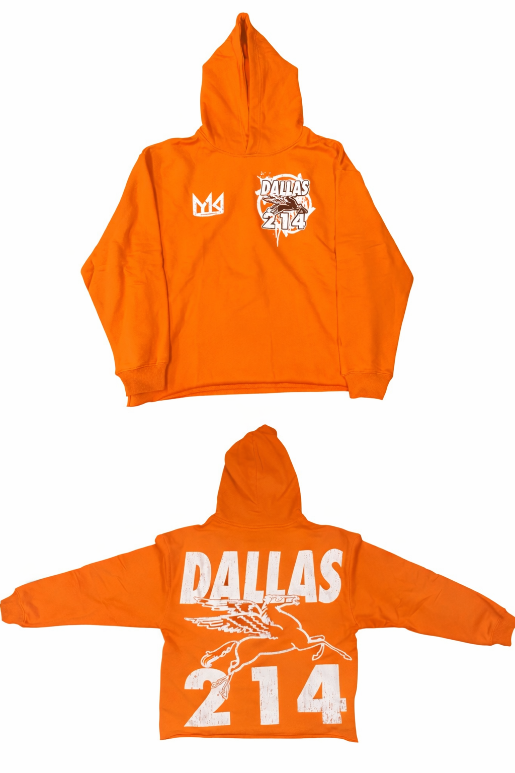 YK1K Dallas Hoodie 214 Orange