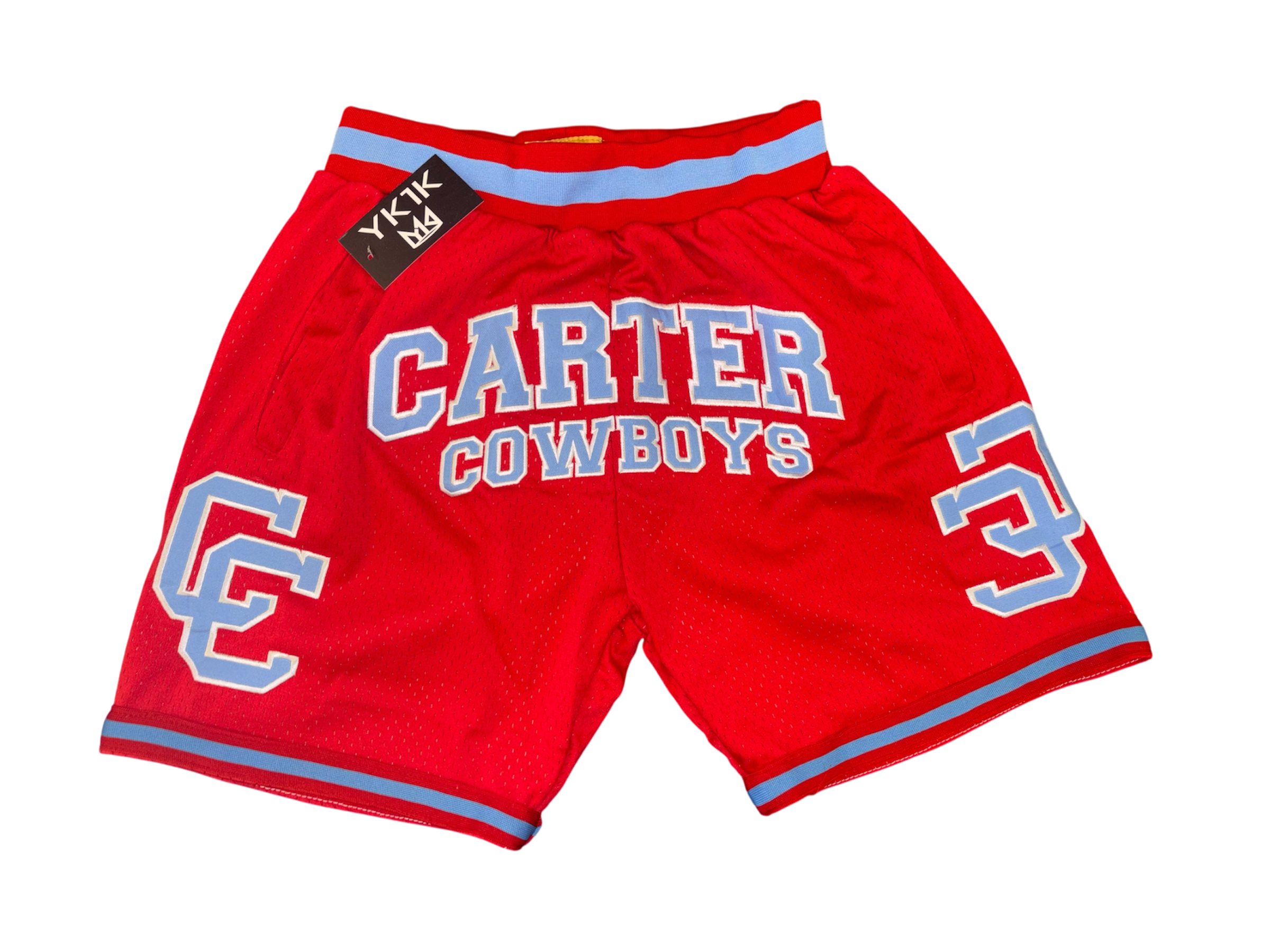 Dallas Carter Basketball Shorts RED 2026