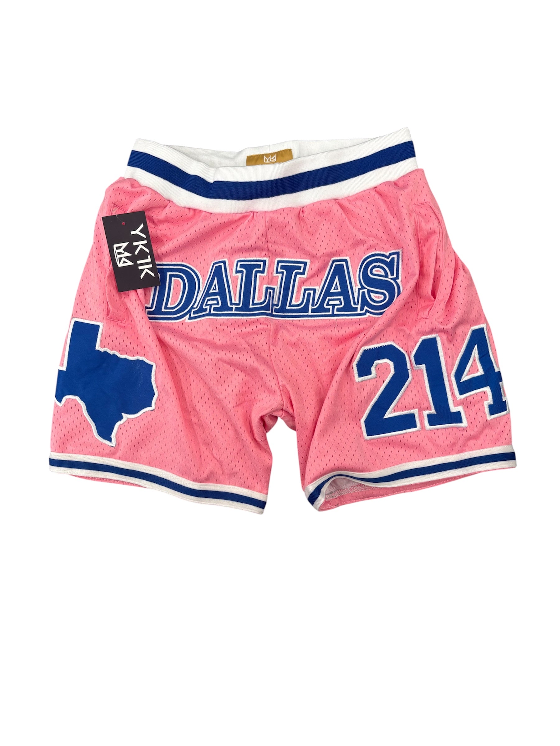 THIS IS DALLAS Basketball Shorts Pink
