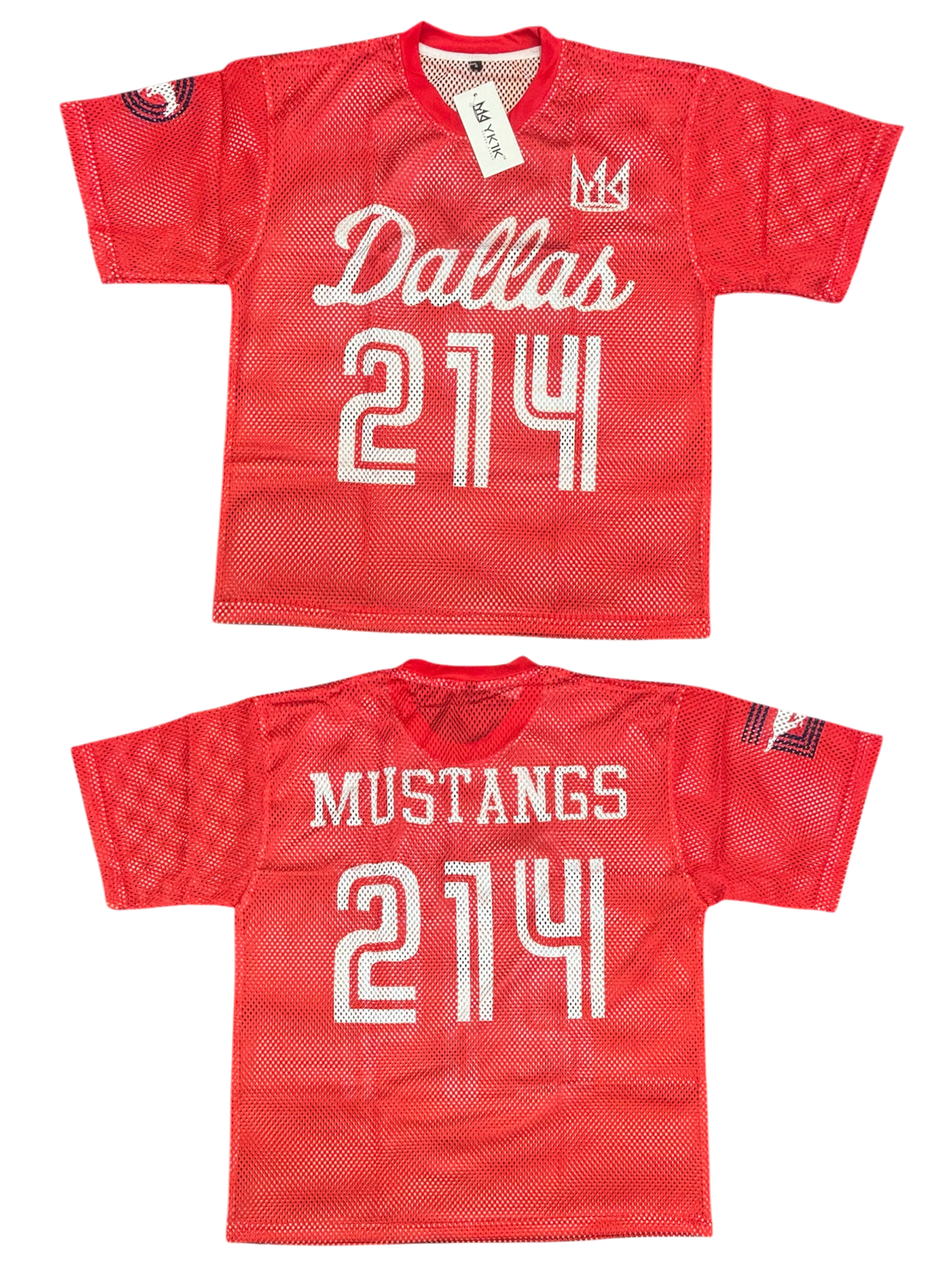 SMU 214 FAN JERSEY MESH RED