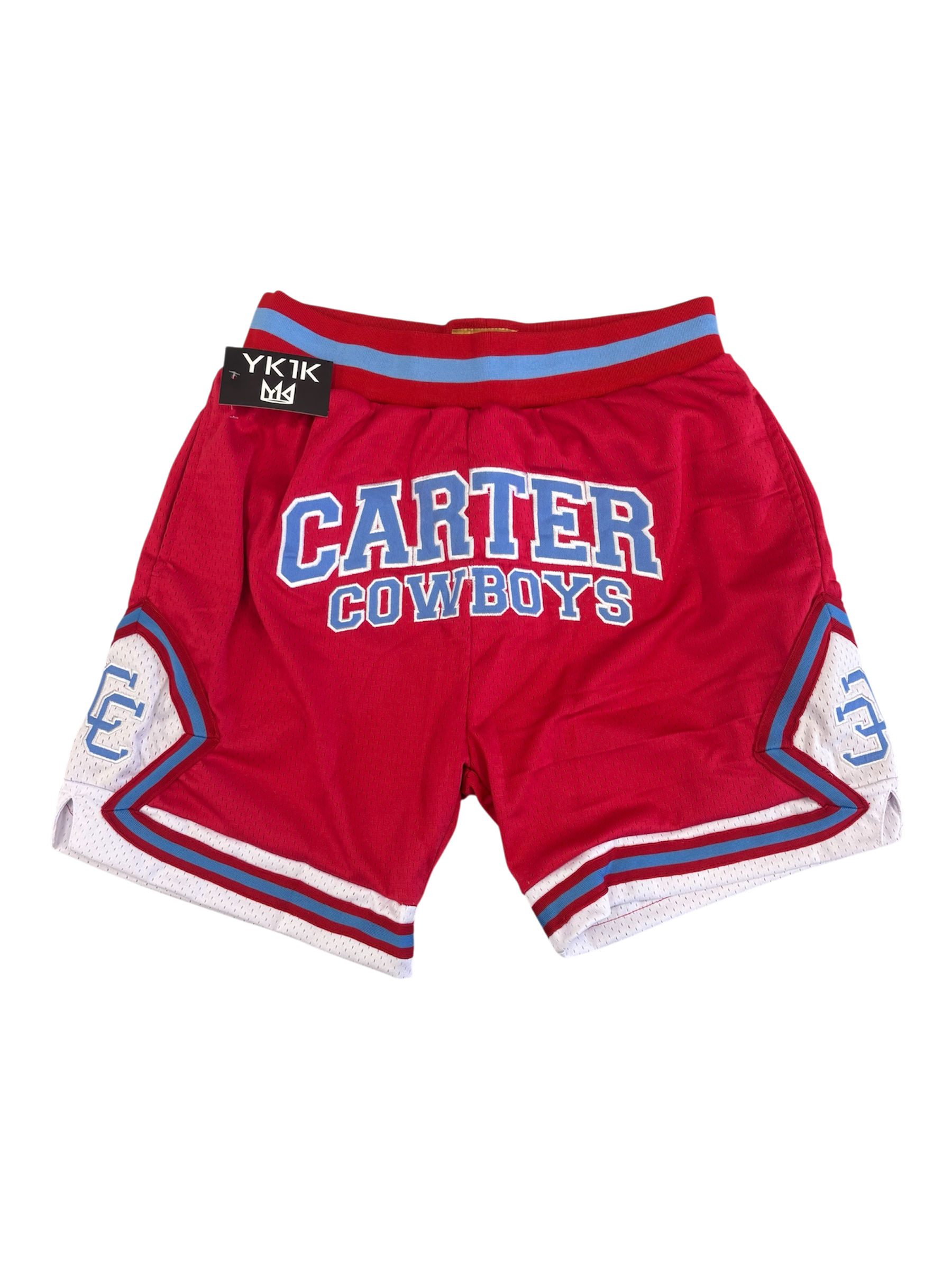 Dallas Carter Basketball Shorts RED 2026 2.0