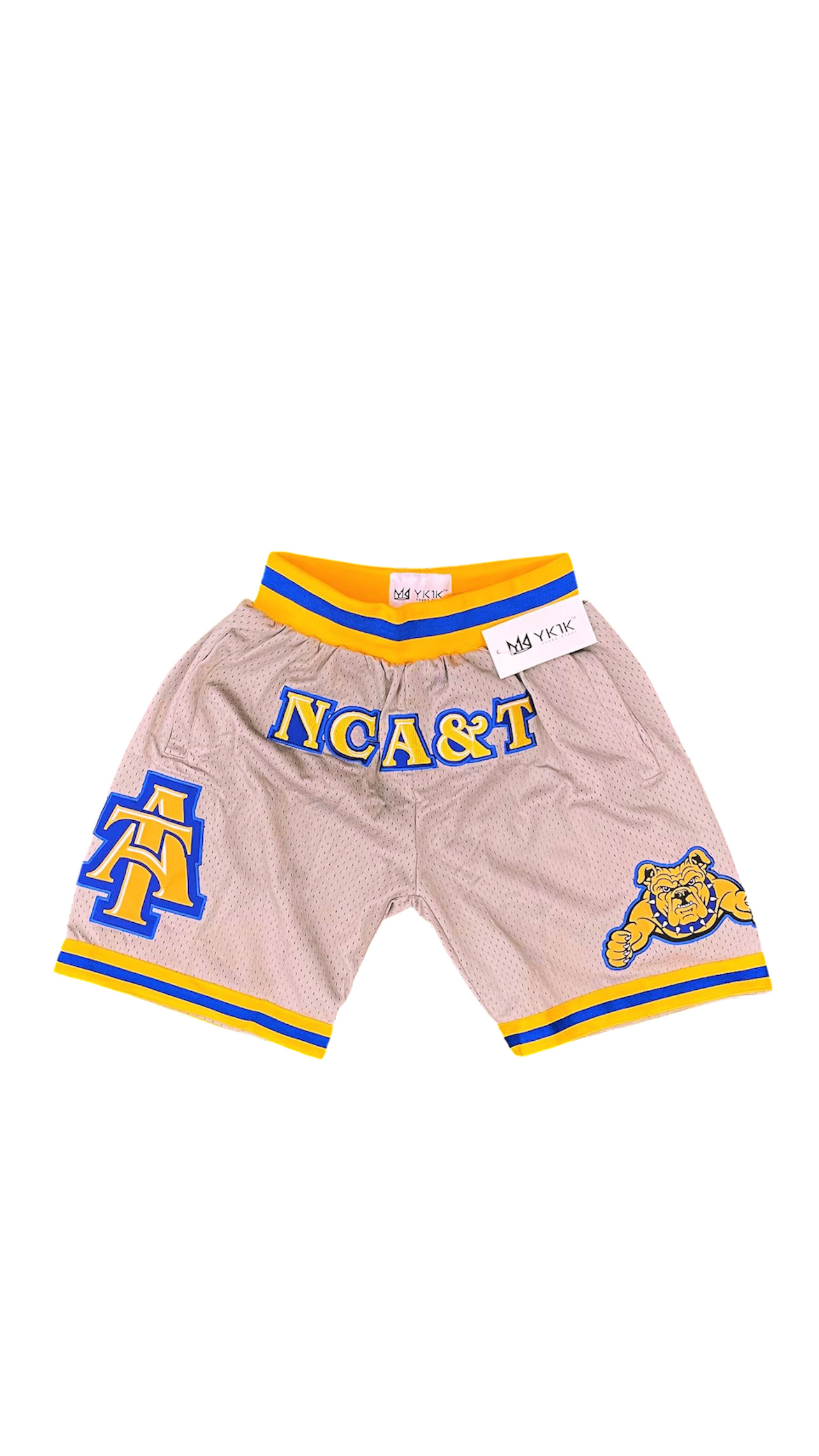 NCAT BASKETBALL SHORTS GREY 2026