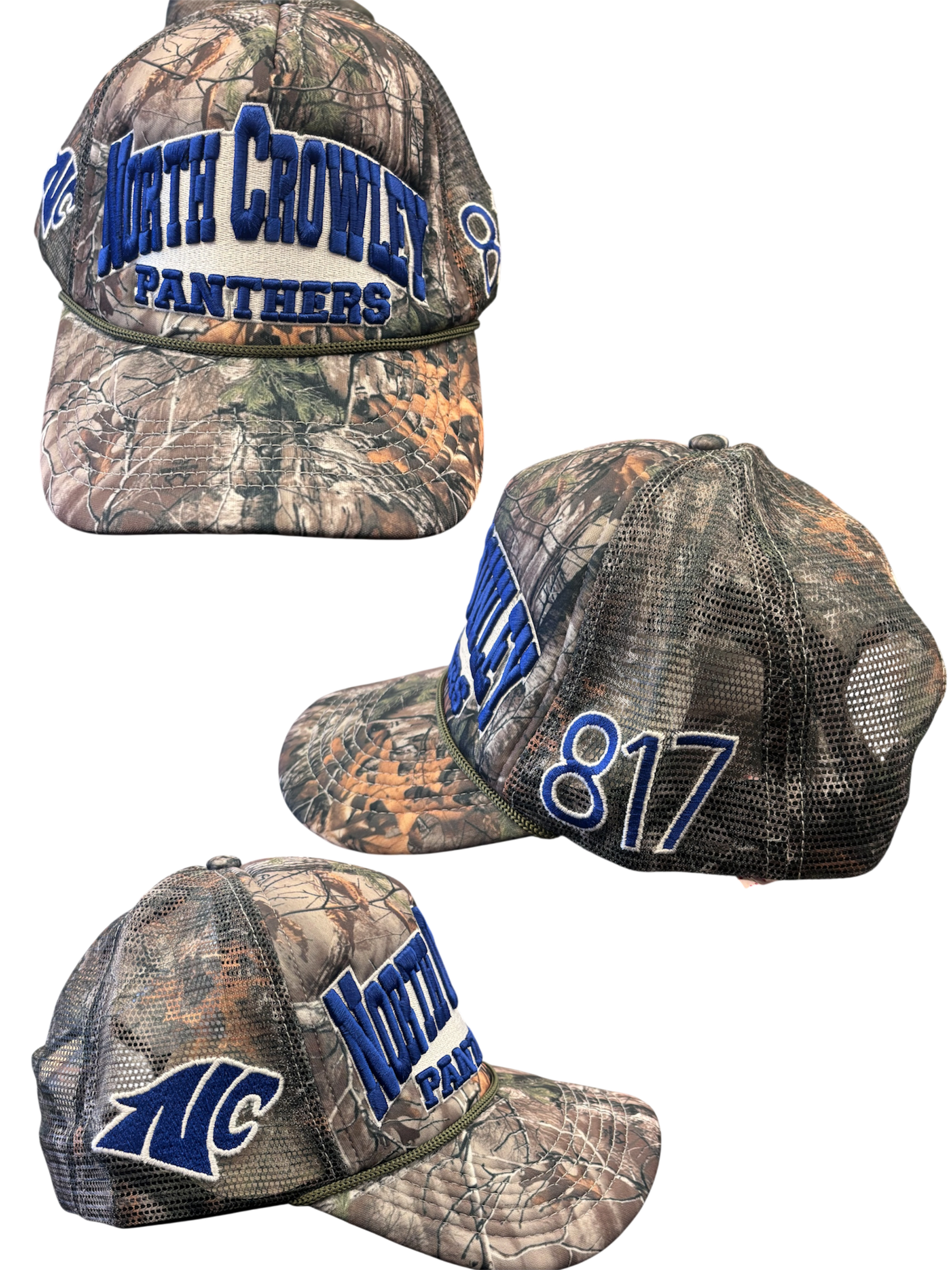 NORTH CROWLEY TRUCKER HAT CAMO