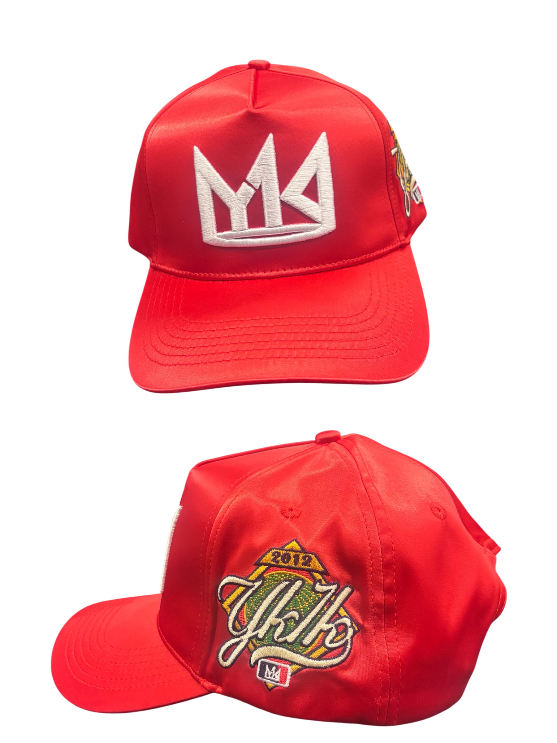 YK1K Crown Logo RED SILK