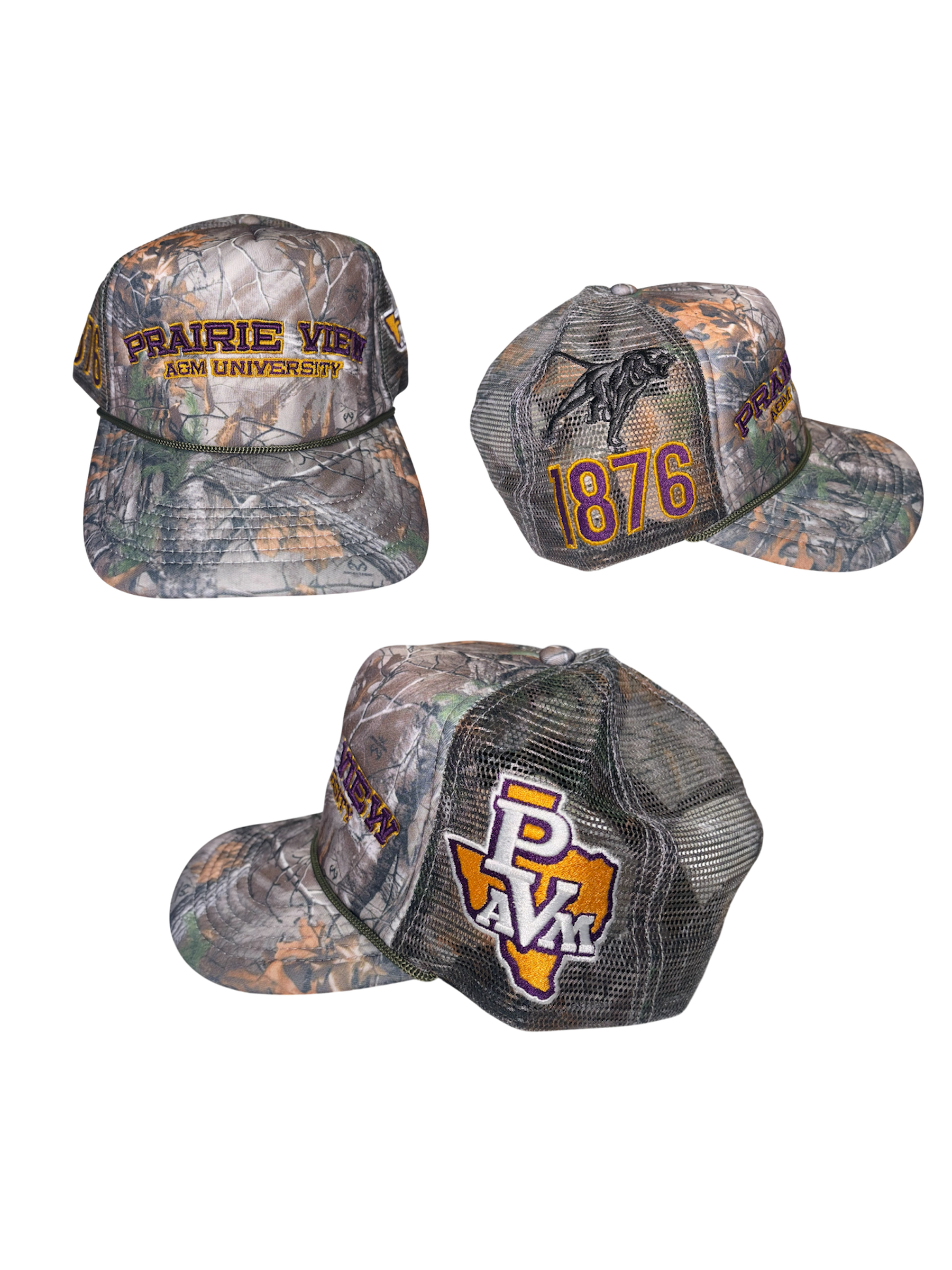 PVAMU TRUCKER HATS CAMO