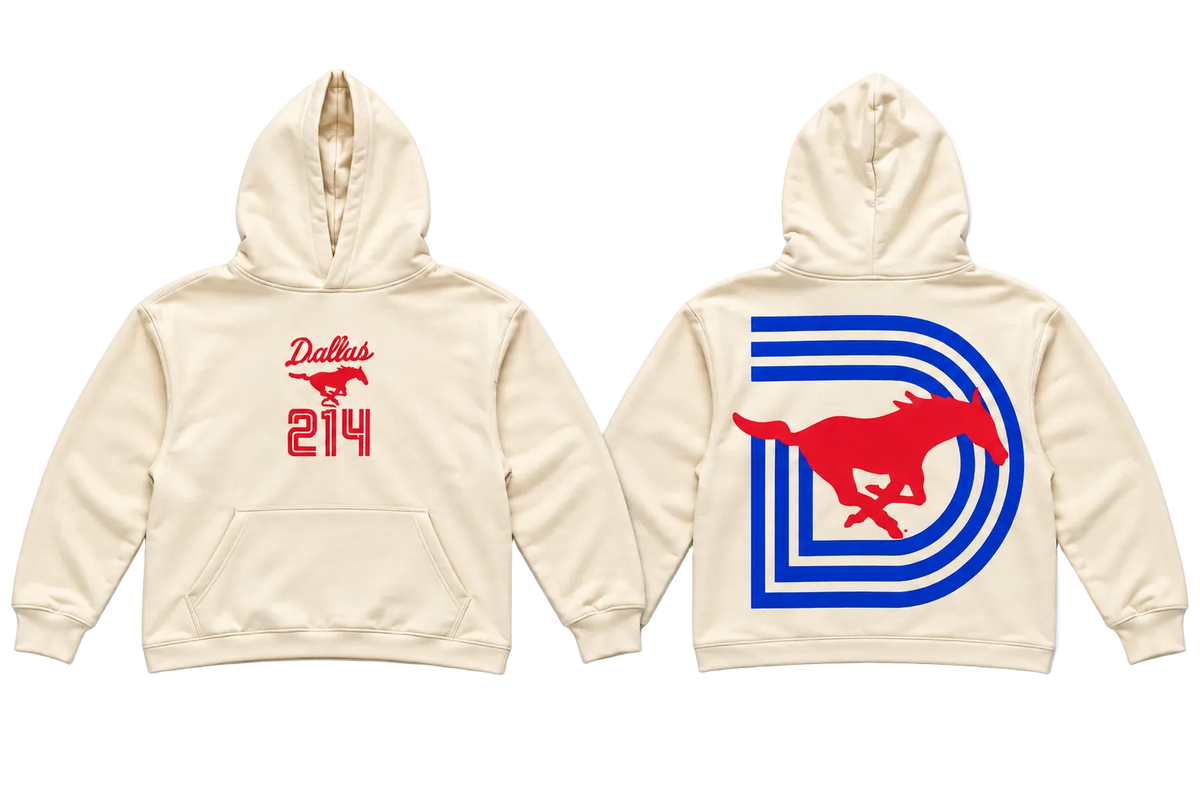 SMU DALLAS 214 HOODIE Mocha Brown