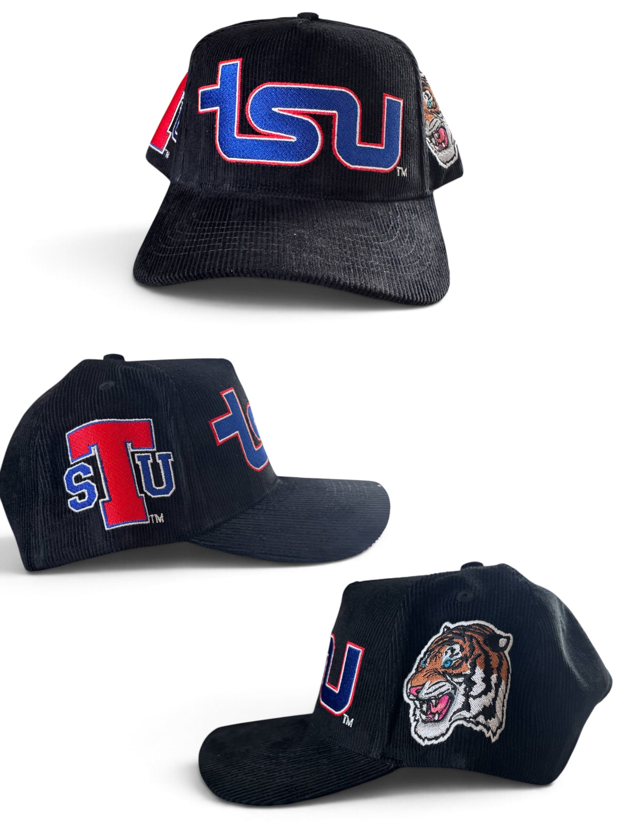Tennessee State Tigers “Big Blue” Corduroy Hat – Black