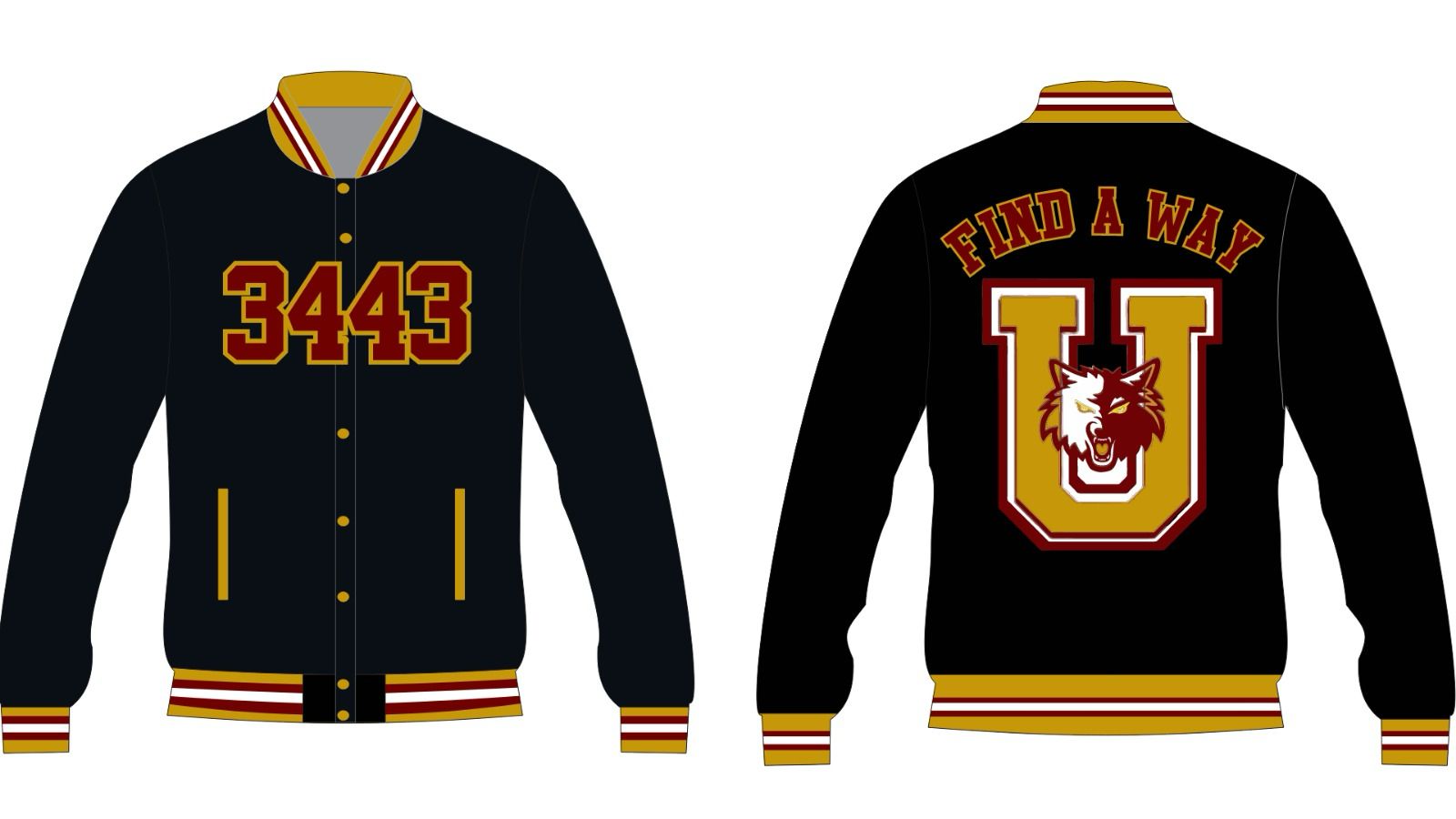 BEAUMONT UNITED YK1K SATIN VARSITY JACKET PRE-ORDER