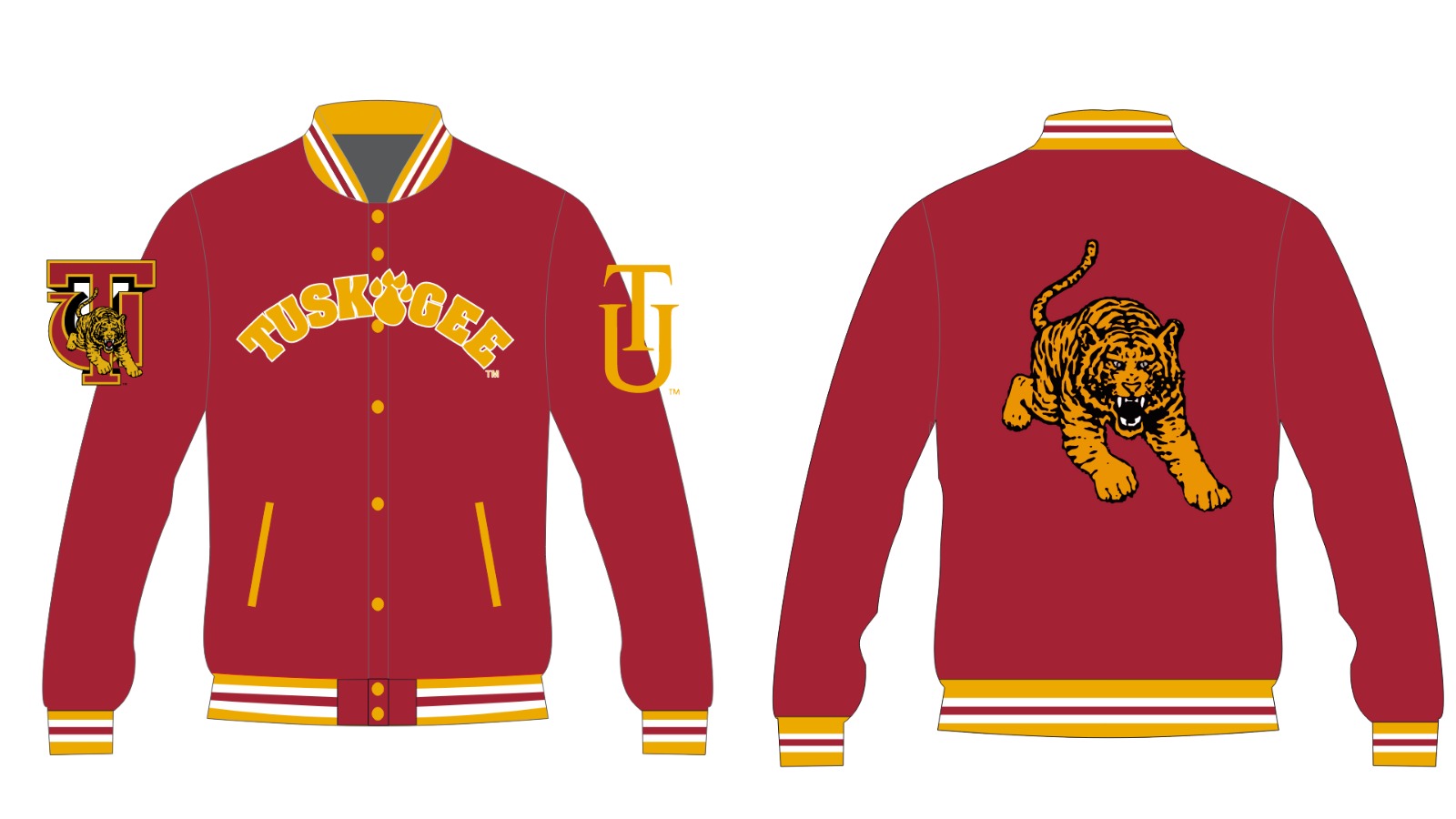 Tuskegee YK1K SATIN VARSITY JACKET PRE-ORDER