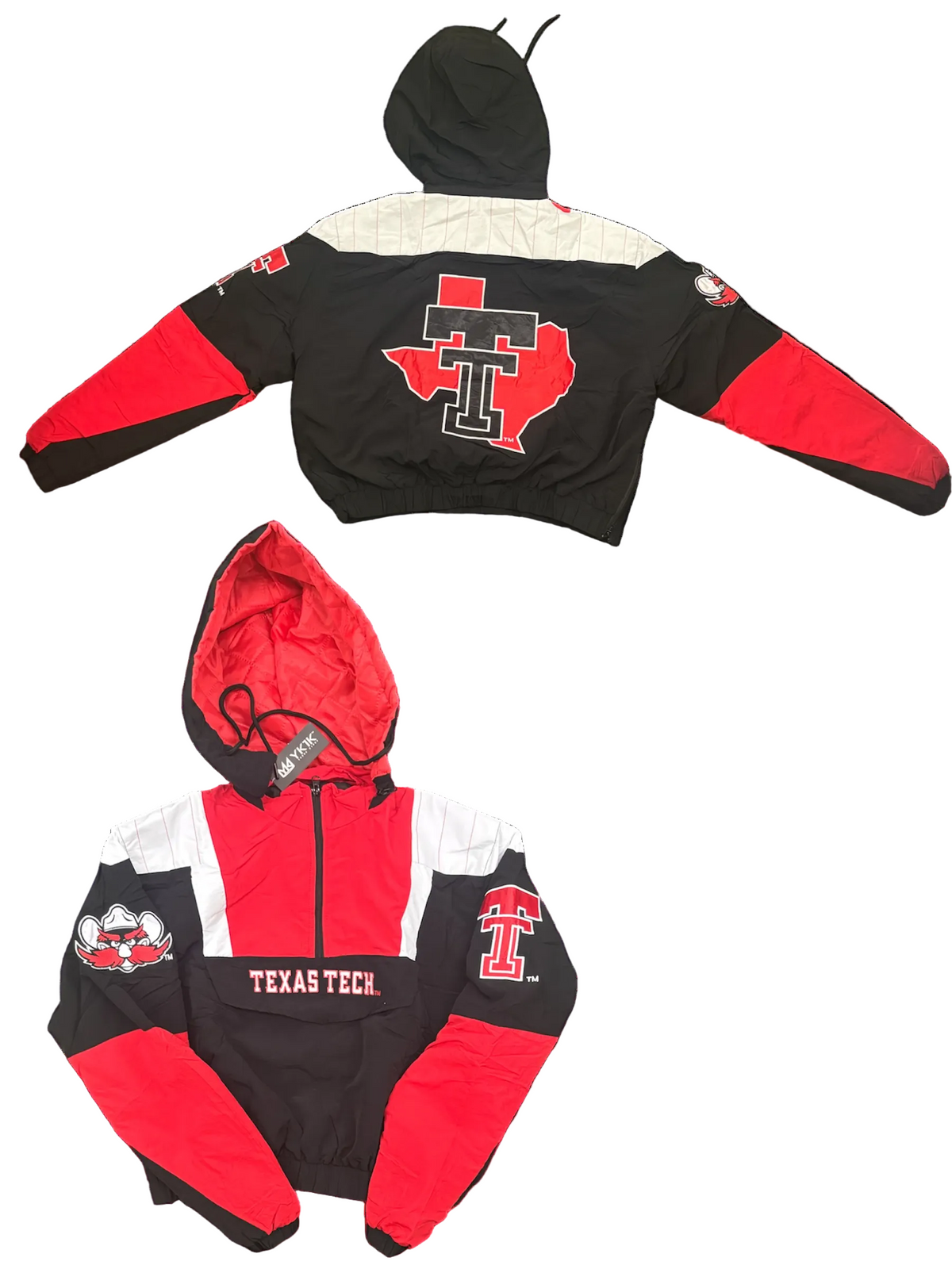 TEXAS TECH WINDBREAKER CROP