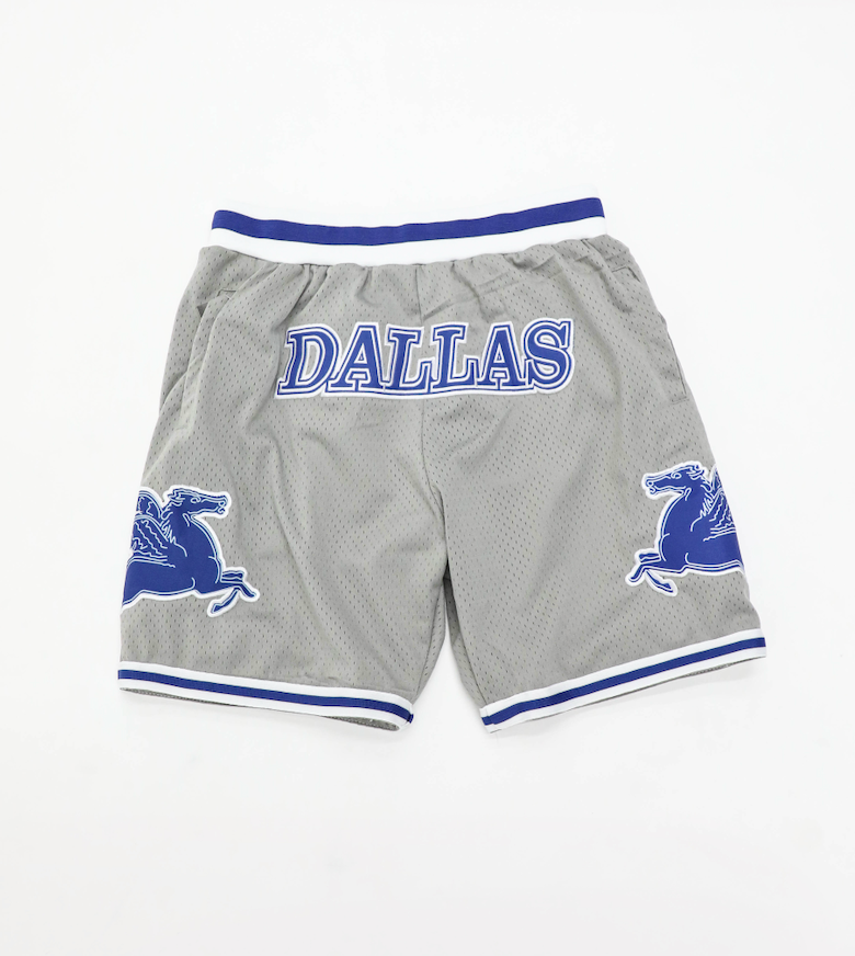 THIS IS DALLAS Basketball Shorts GREY
