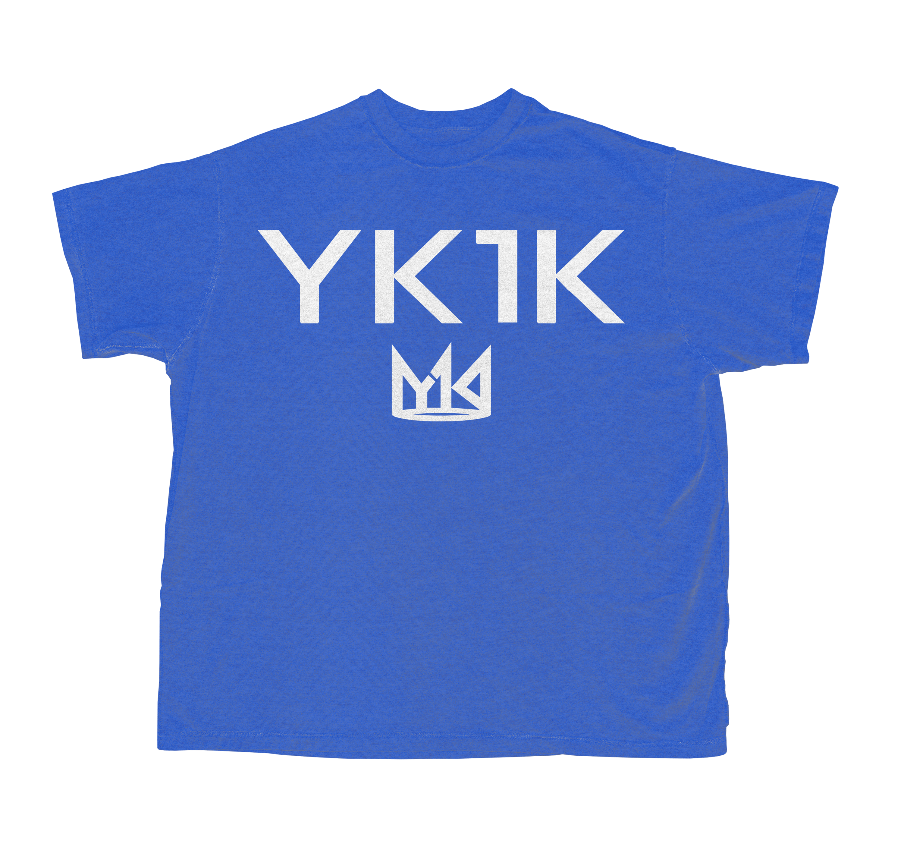 YK1K LOGO T-SHIRT BLUE