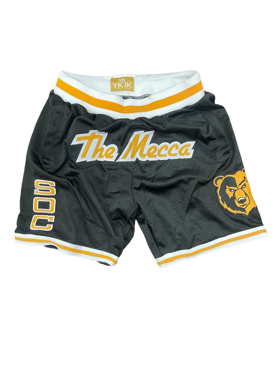 SOUTH OAK CLIFF"THE MECCA" BASKETBALL SHORTS BLACK PRE-ORDER