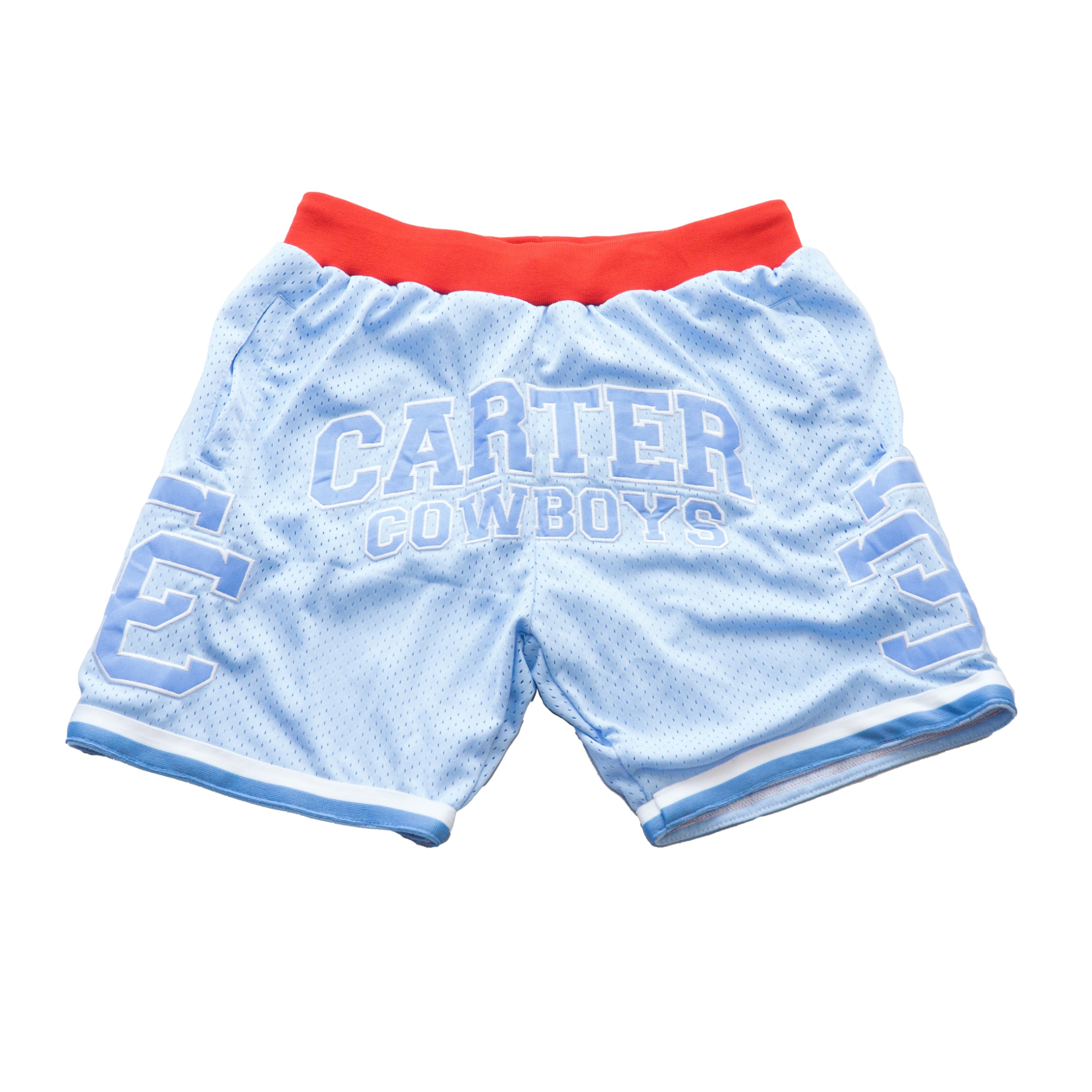 Dallas Carter Basketball Shorts Baby Blue