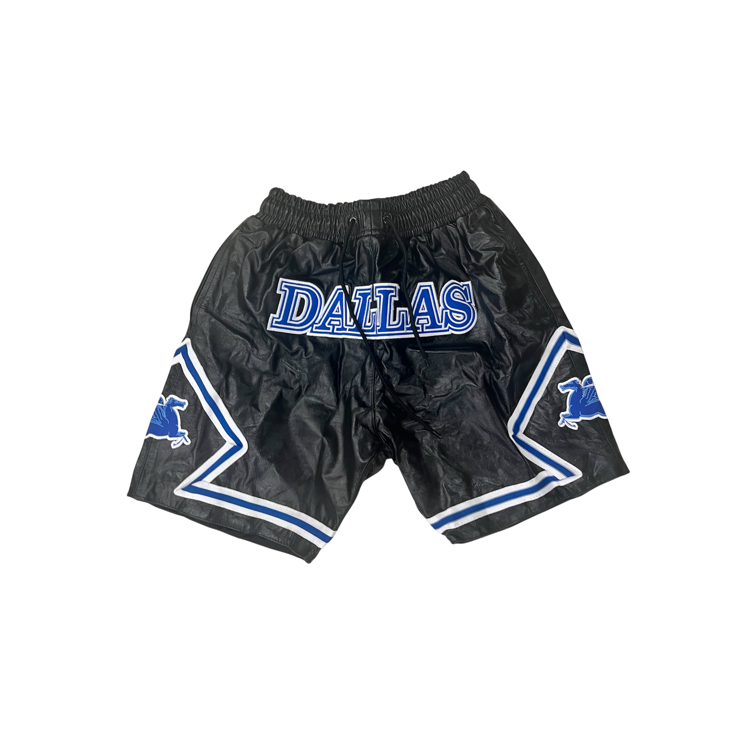THIS IS DALLAS  Basketball Shorts LEATHER BLACK
