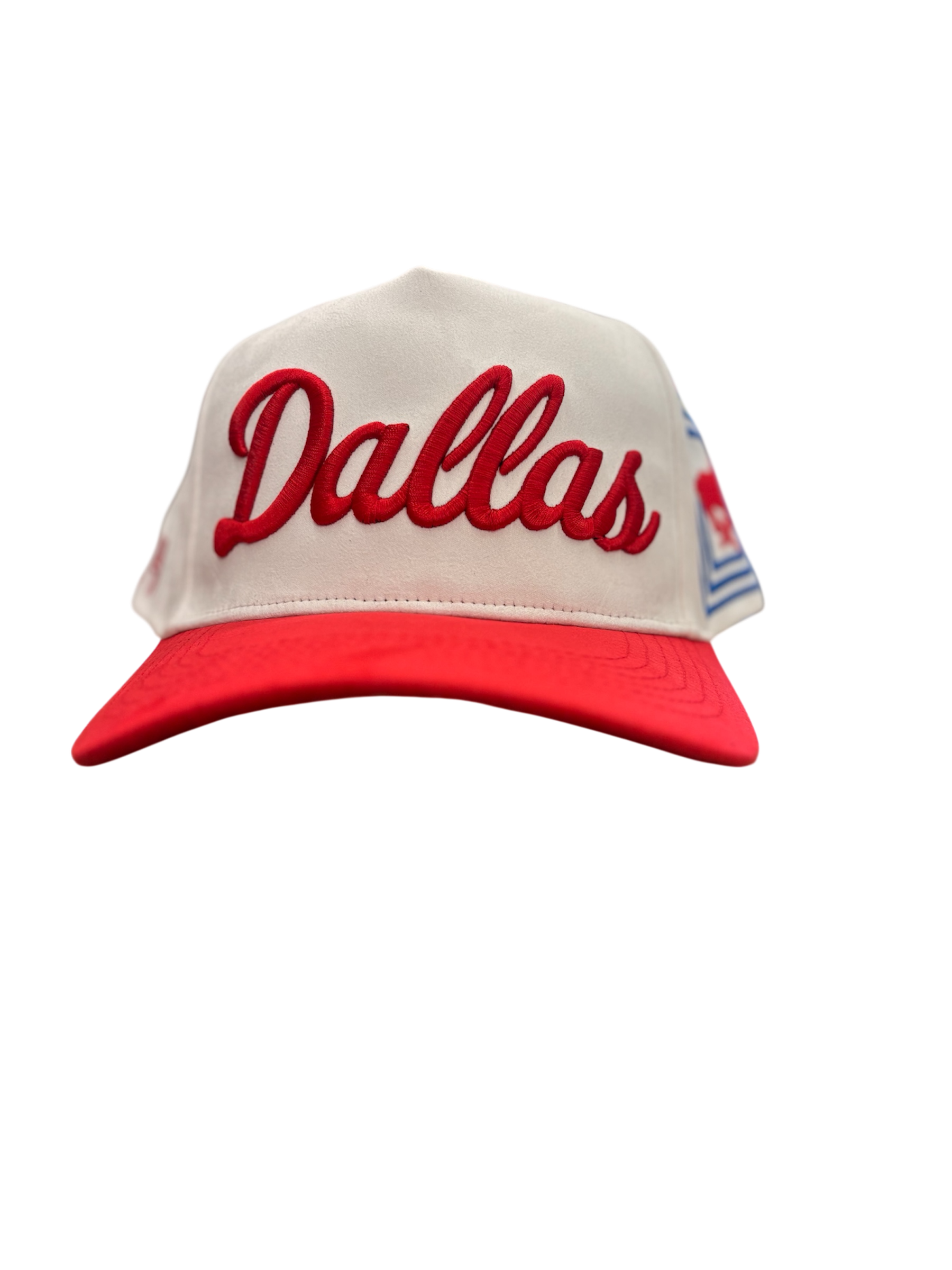 RED/CREAM SMU HAT SUEDE