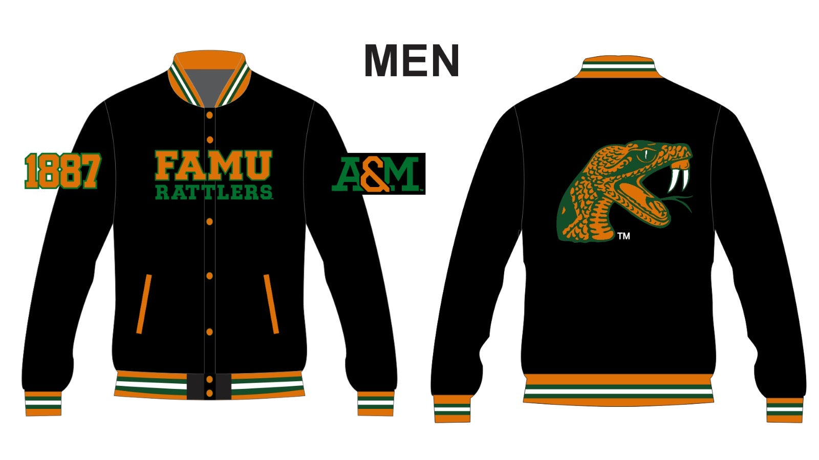 Florida A&M University  YK1K SATIN VARSITY JACKET  PRE-ORDER