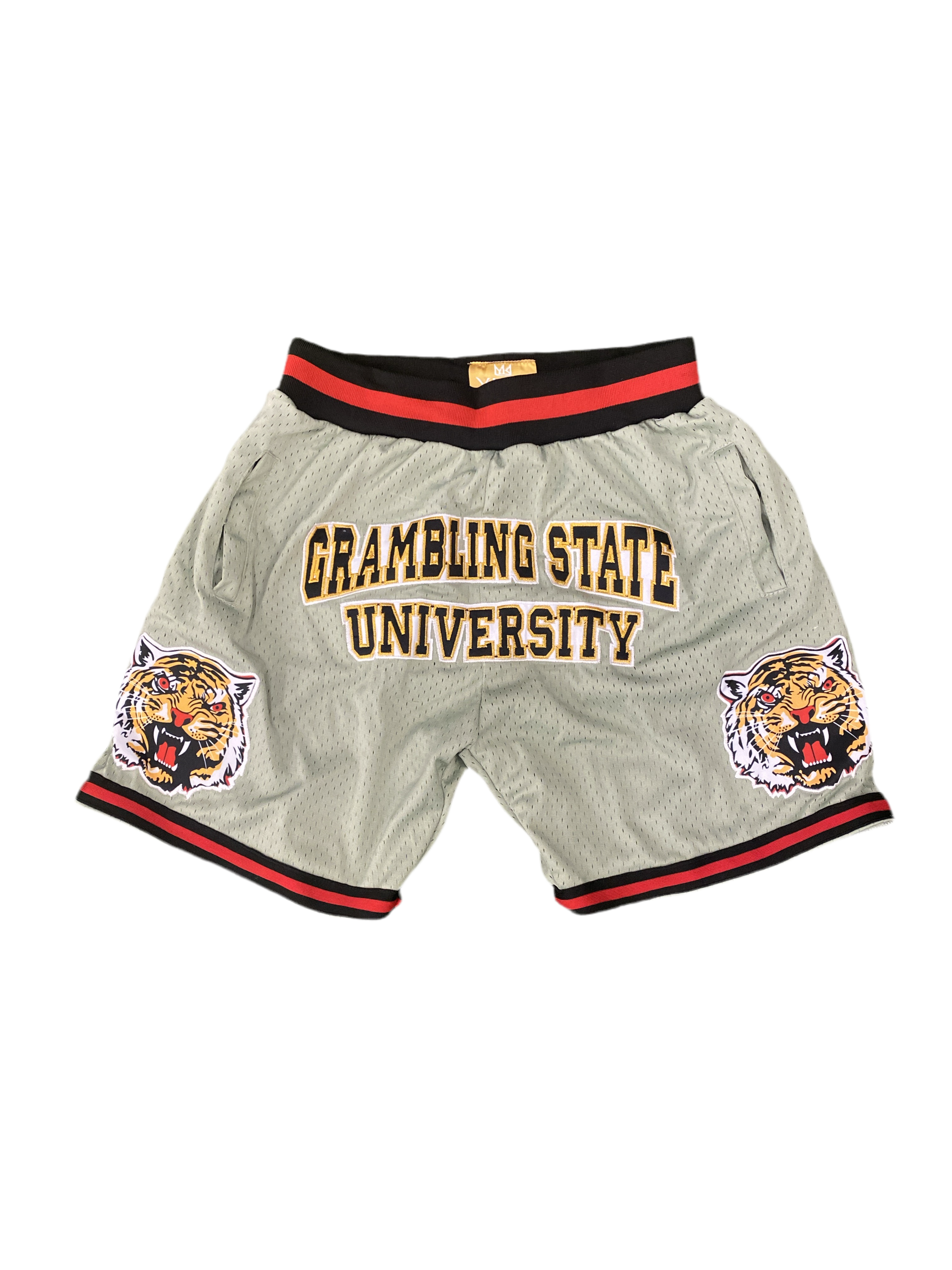 GRAMBLING STATE UNIVERSITY BASKETBALL SHORTS GREY PRE ORDER