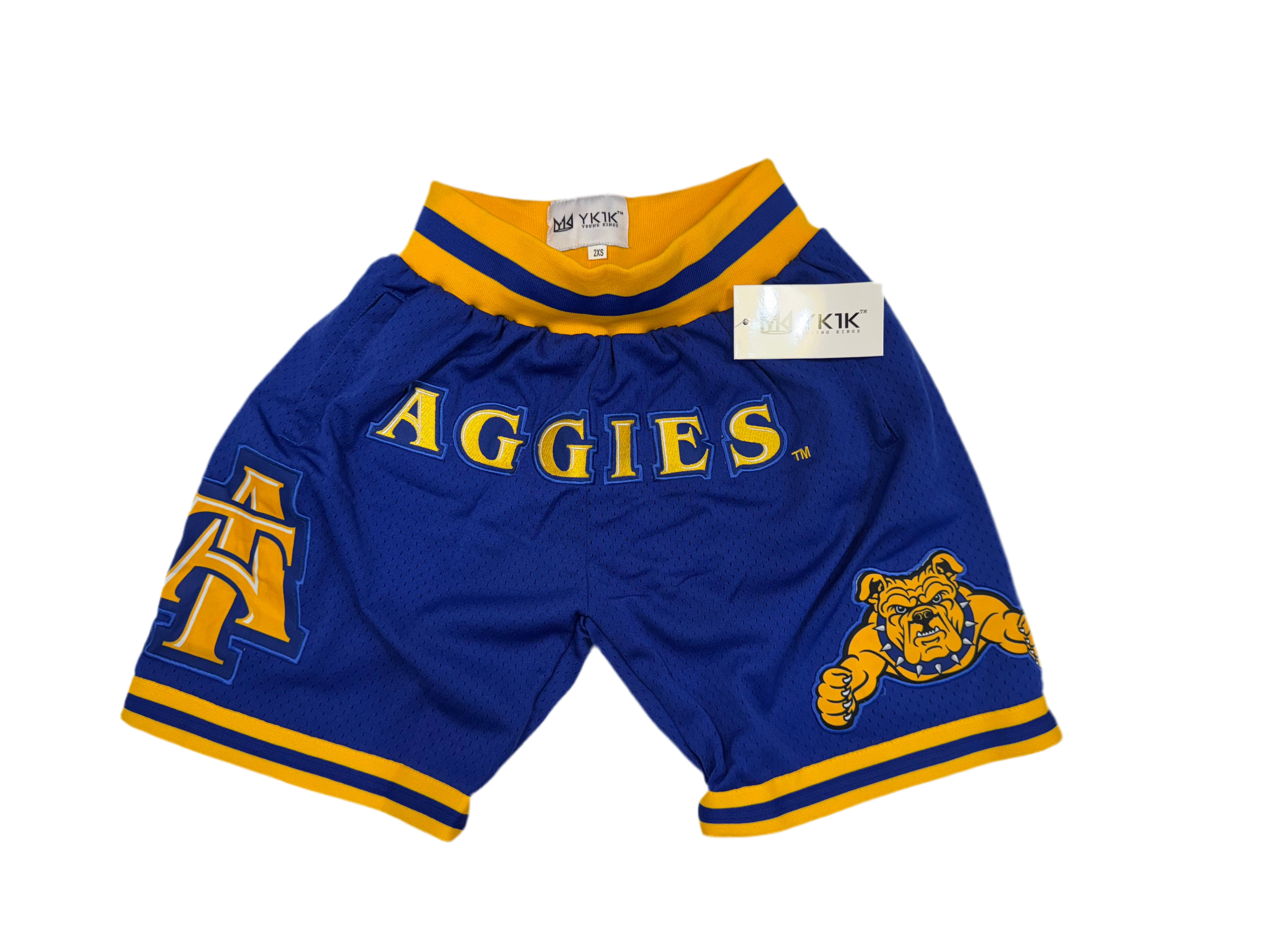 NCAT BASKETBALL SHORTS AGGIES BLUE 2.O