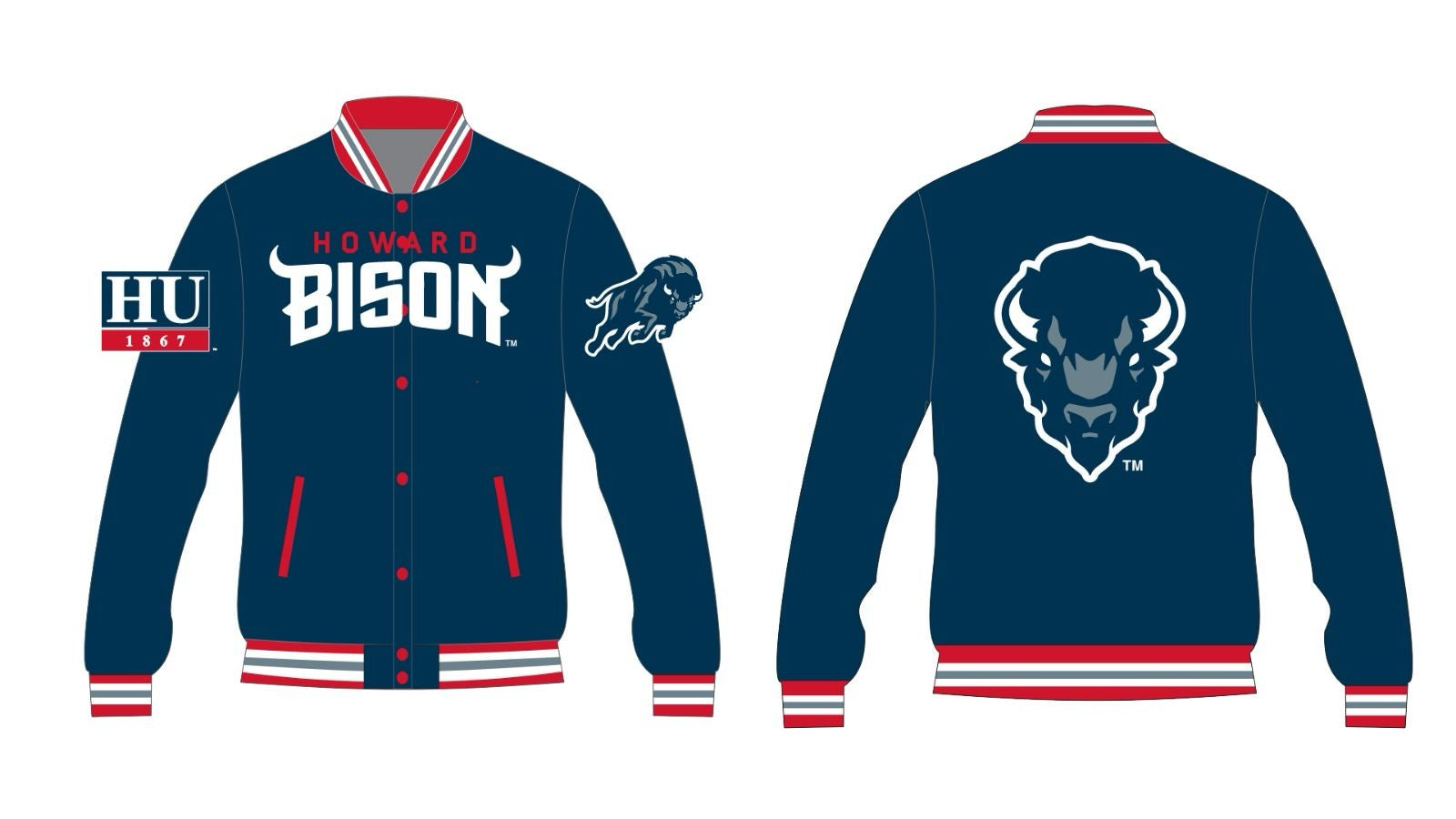 HOWARD YK1K SATIN VARSITY JACKET
