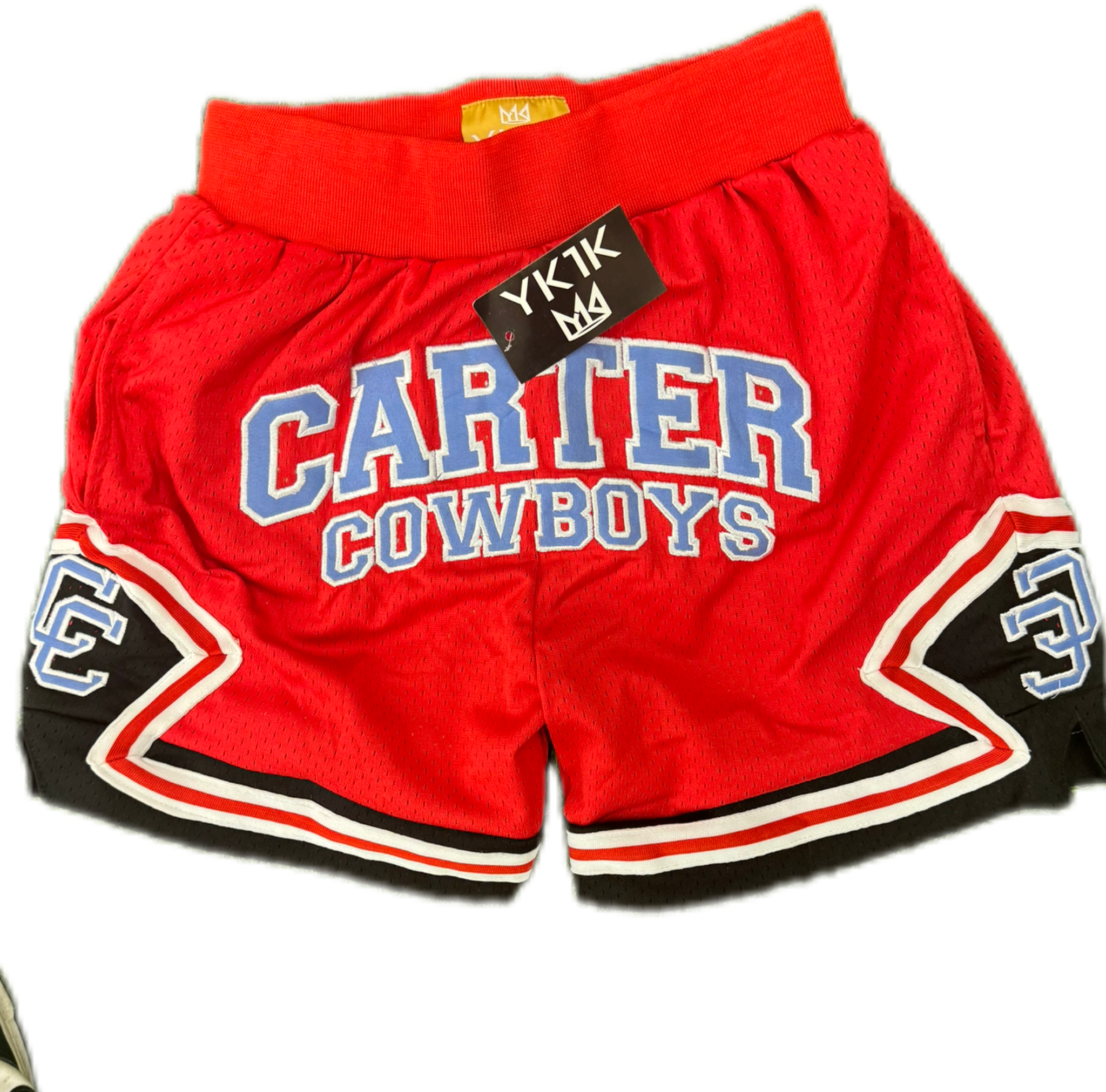 Dallas Carter Basketball Shorts Red 3.0
