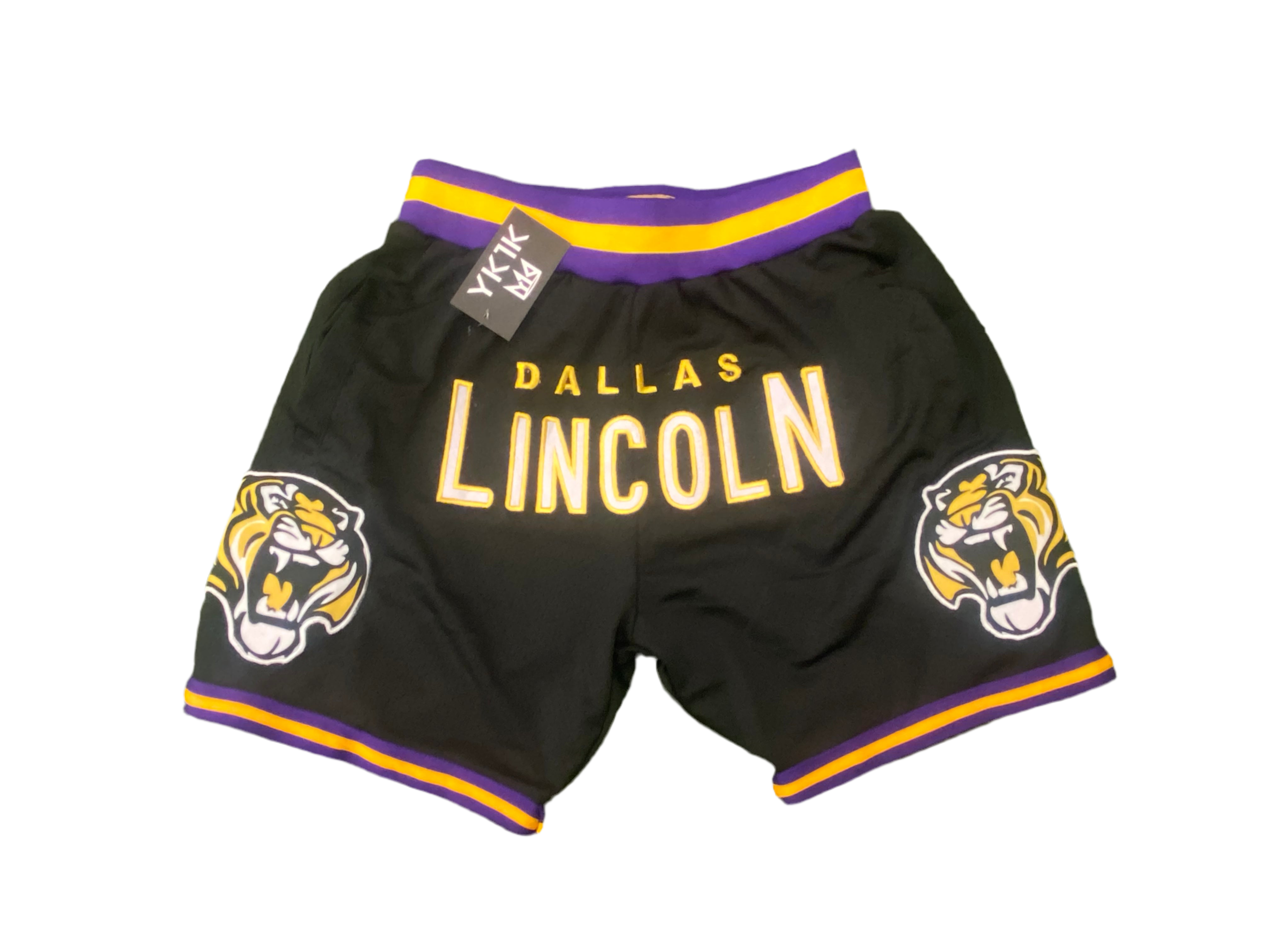 LINCOLN TIGERS 2.0 BASKETBALL SHORTS BLACK PRE-ORDER