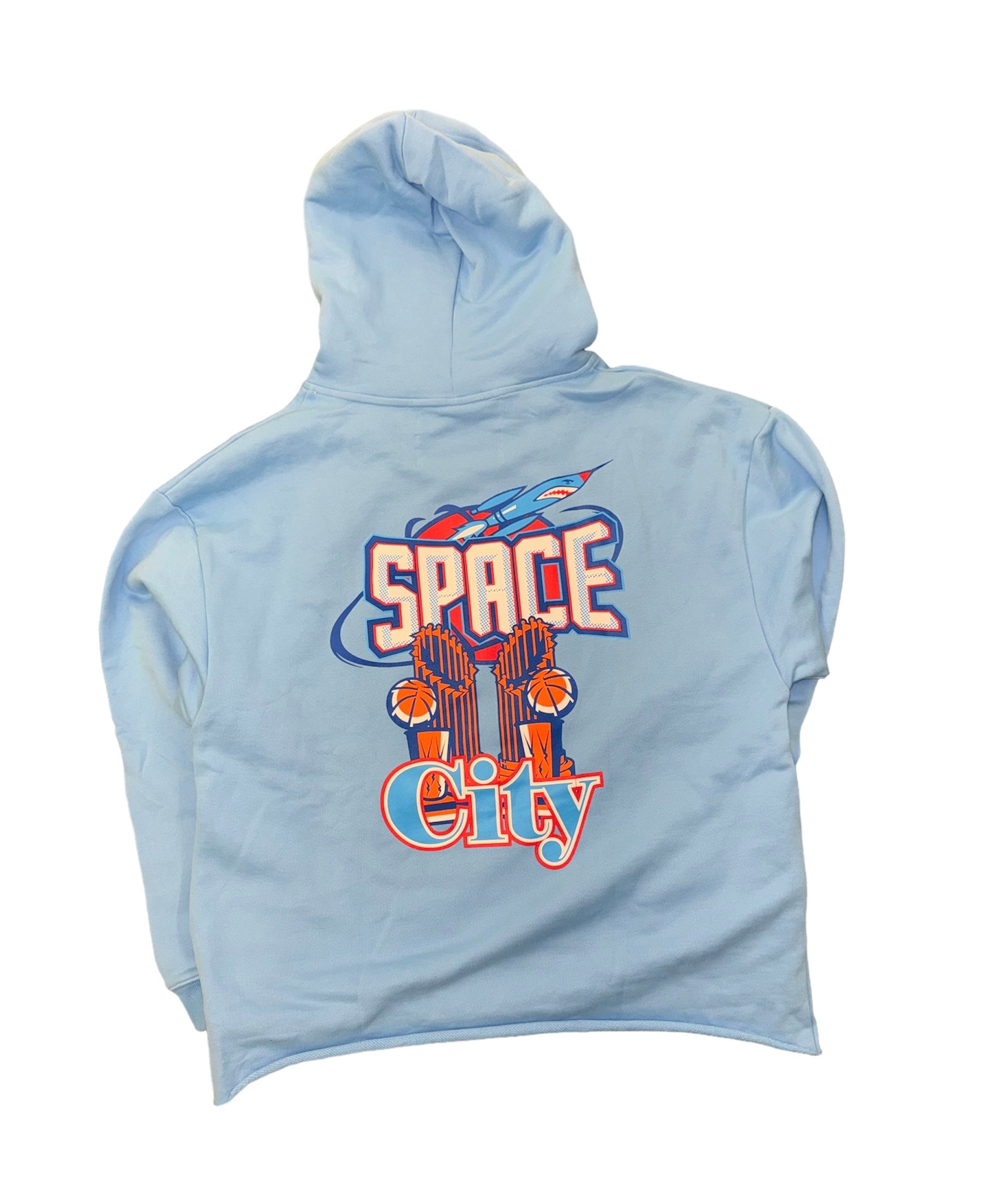 "THIS IS HOUSTON " HOODIE BABY  BLUE 2.0