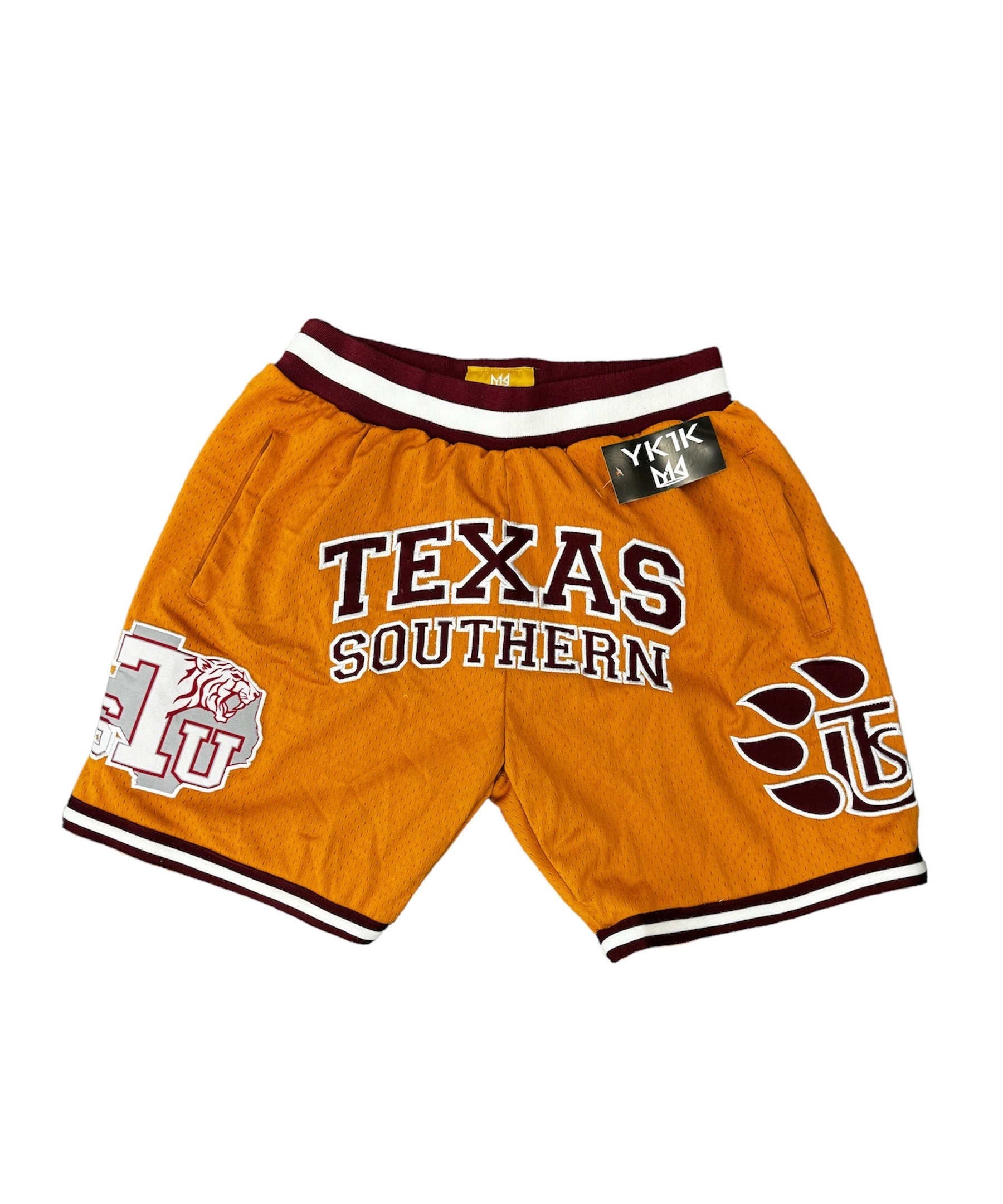 Texas southern BASKETBALL SHORTS gold