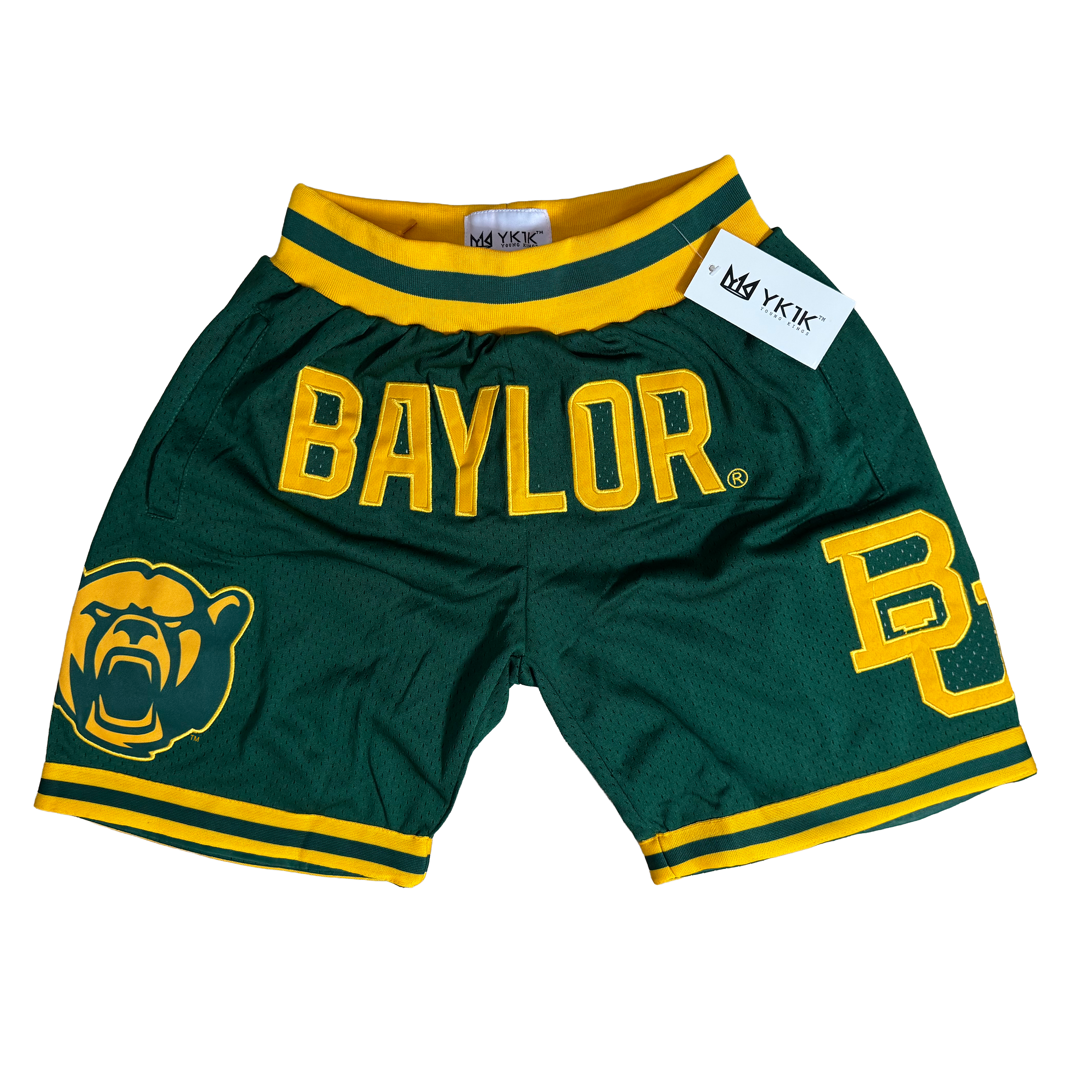 BAYLOR UNIVERSITY BASKETBALL SHORTS GREEN