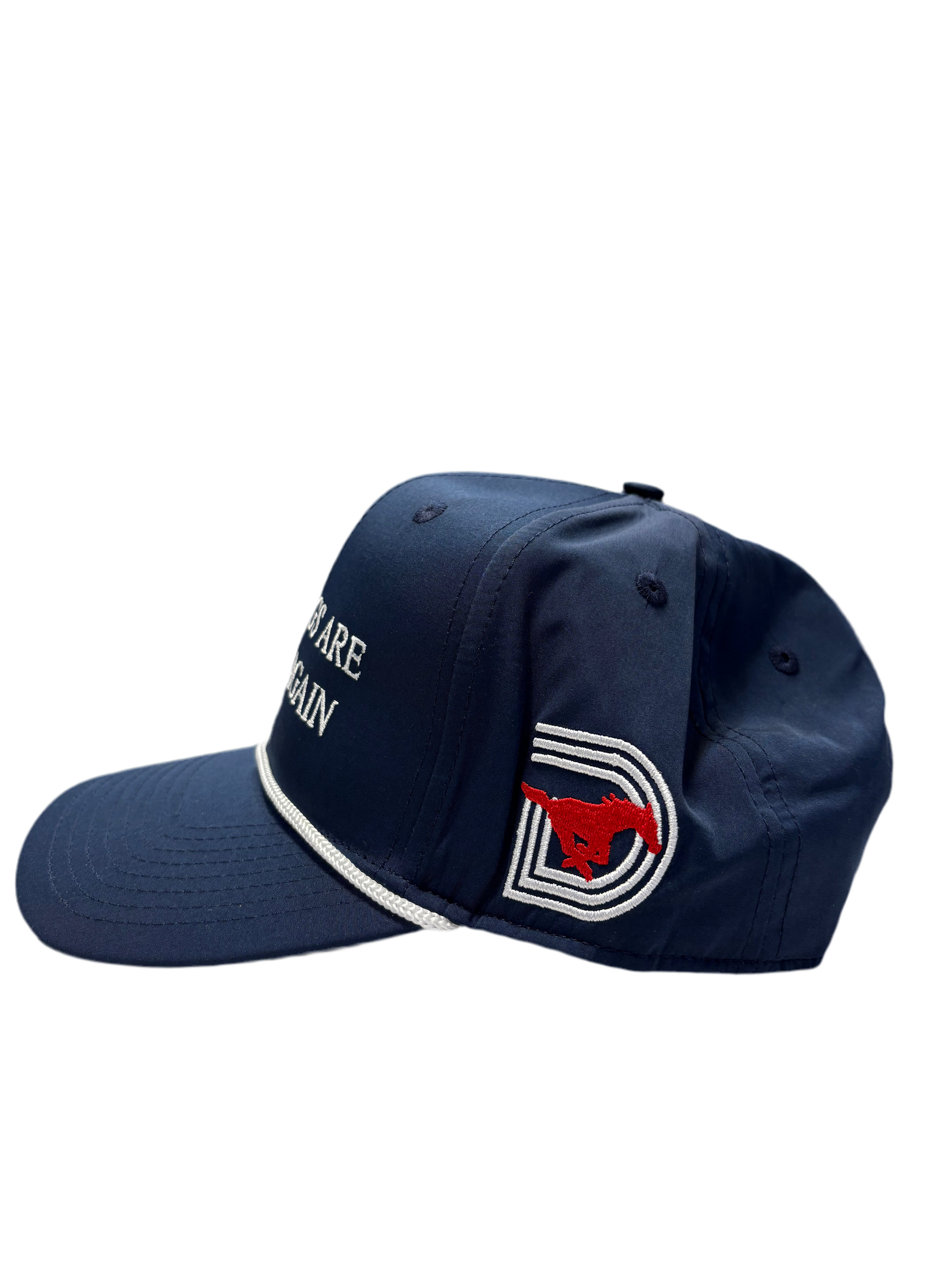 MUSTANGS ARE GREAT AGAIN Hat Navy Blue