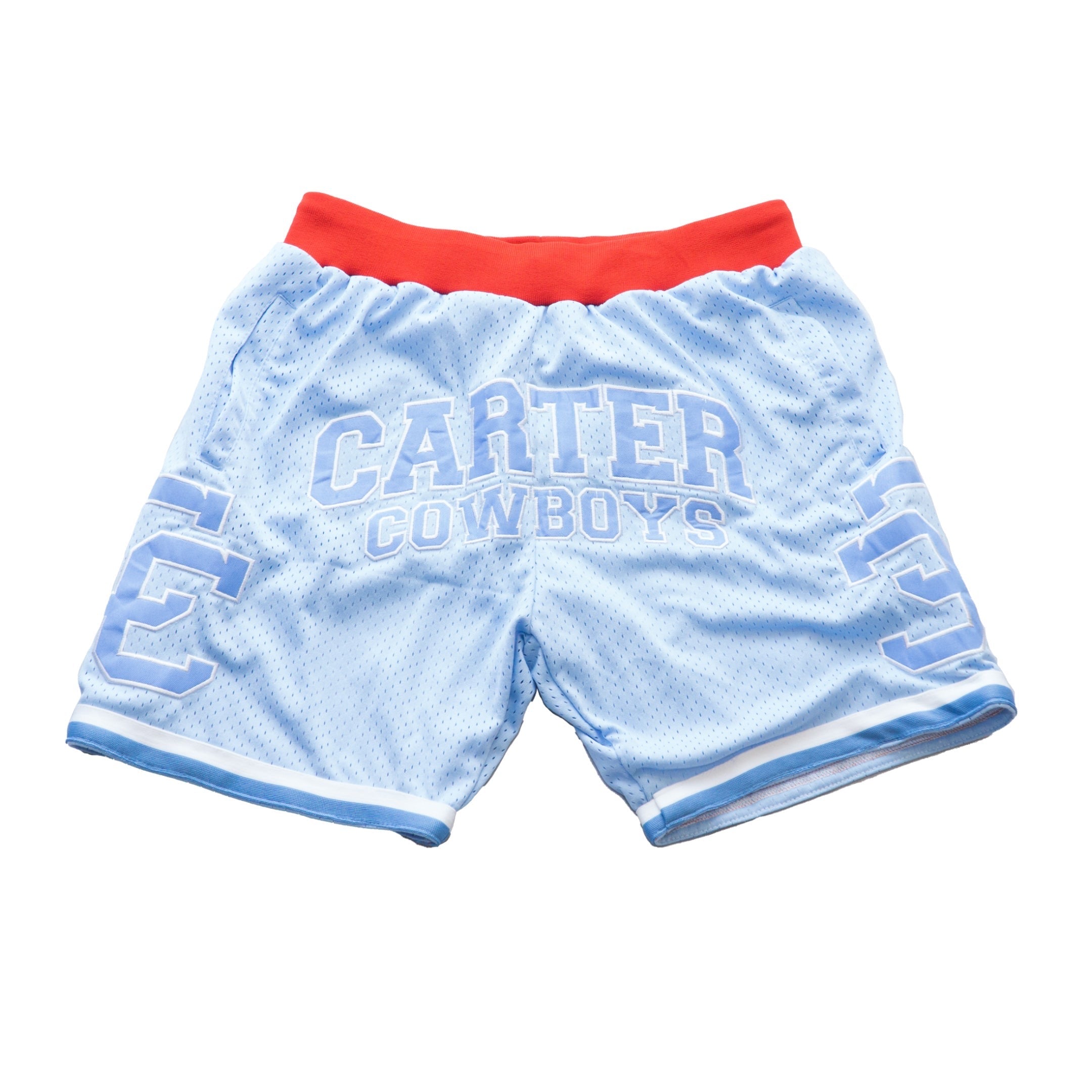 Dallas Carter Basketball Shorts Baby Blue