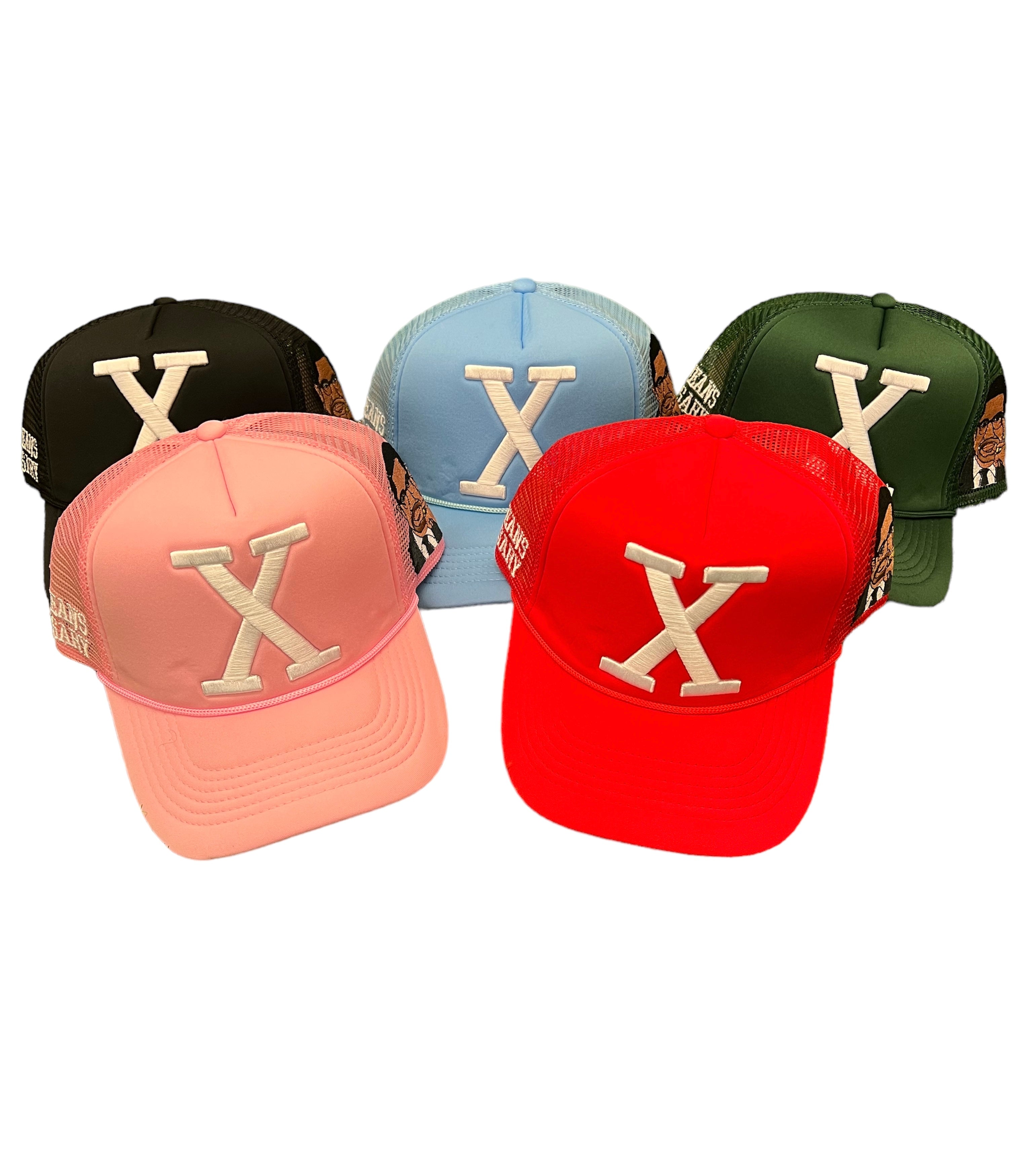 MALCOLM X TRUCKER HATS