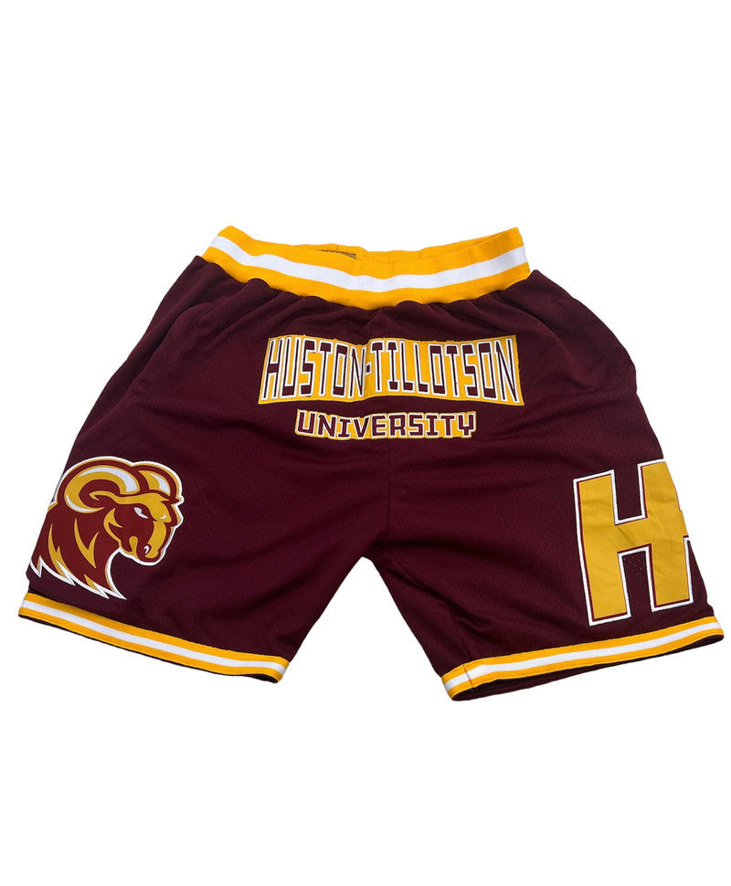 HUSTON-TILLOTSON BASKETBALL SHORTS